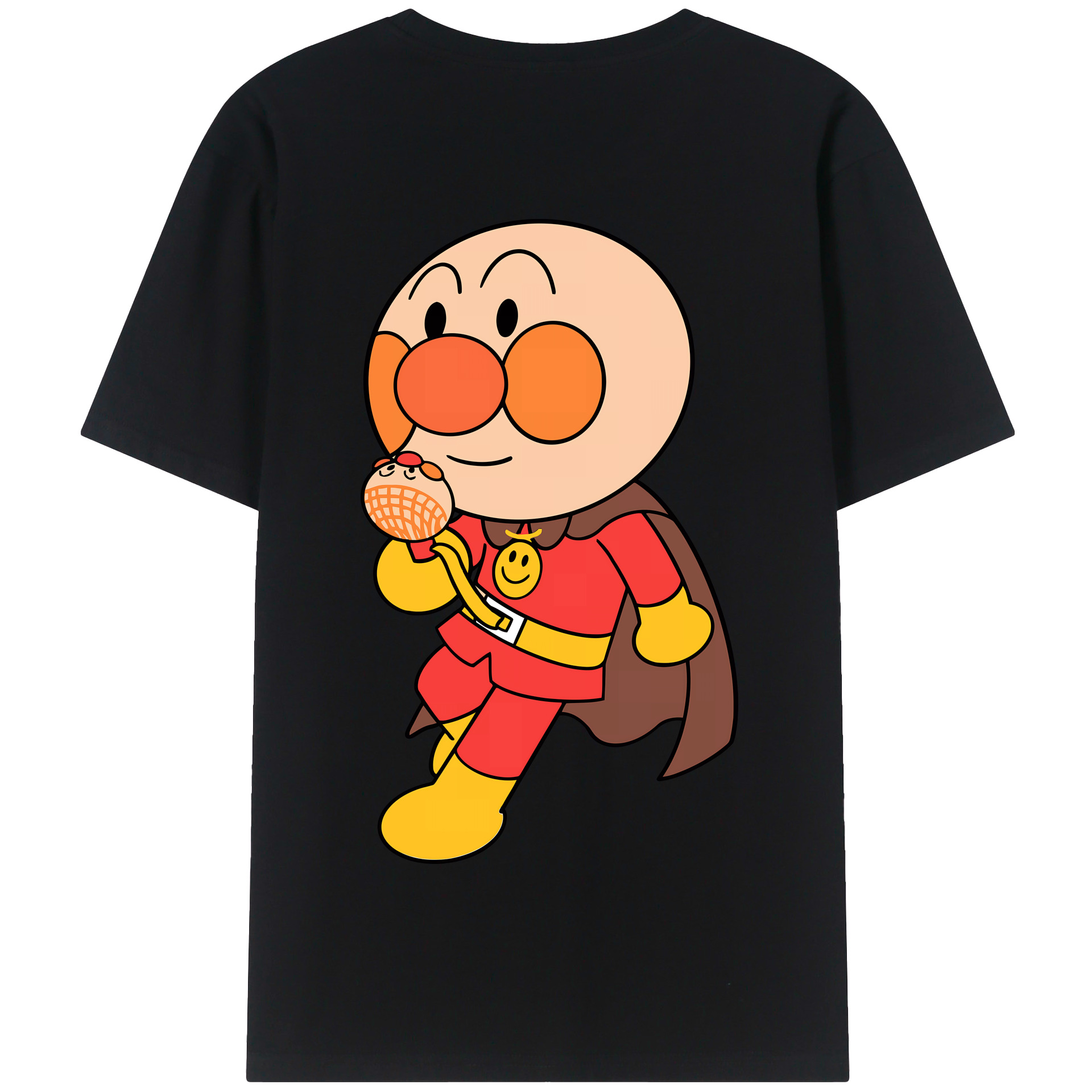 （画像用） アンパンマン Anpanman 綿100％半袖Tシャツ（背面プリント）
