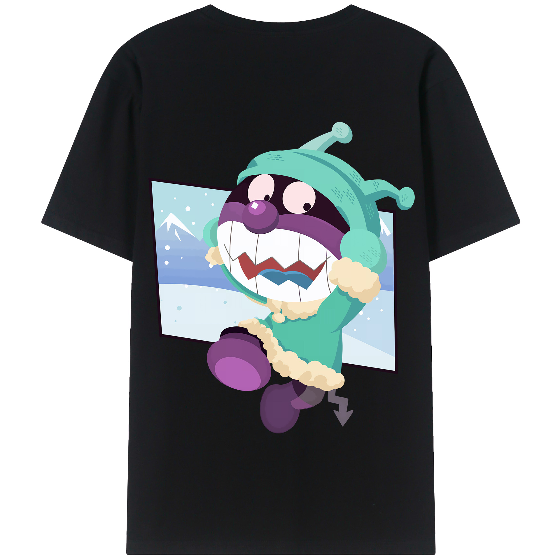 （画像用） アンパンマン Anpanman 綿100％半袖Tシャツ（背面プリント）