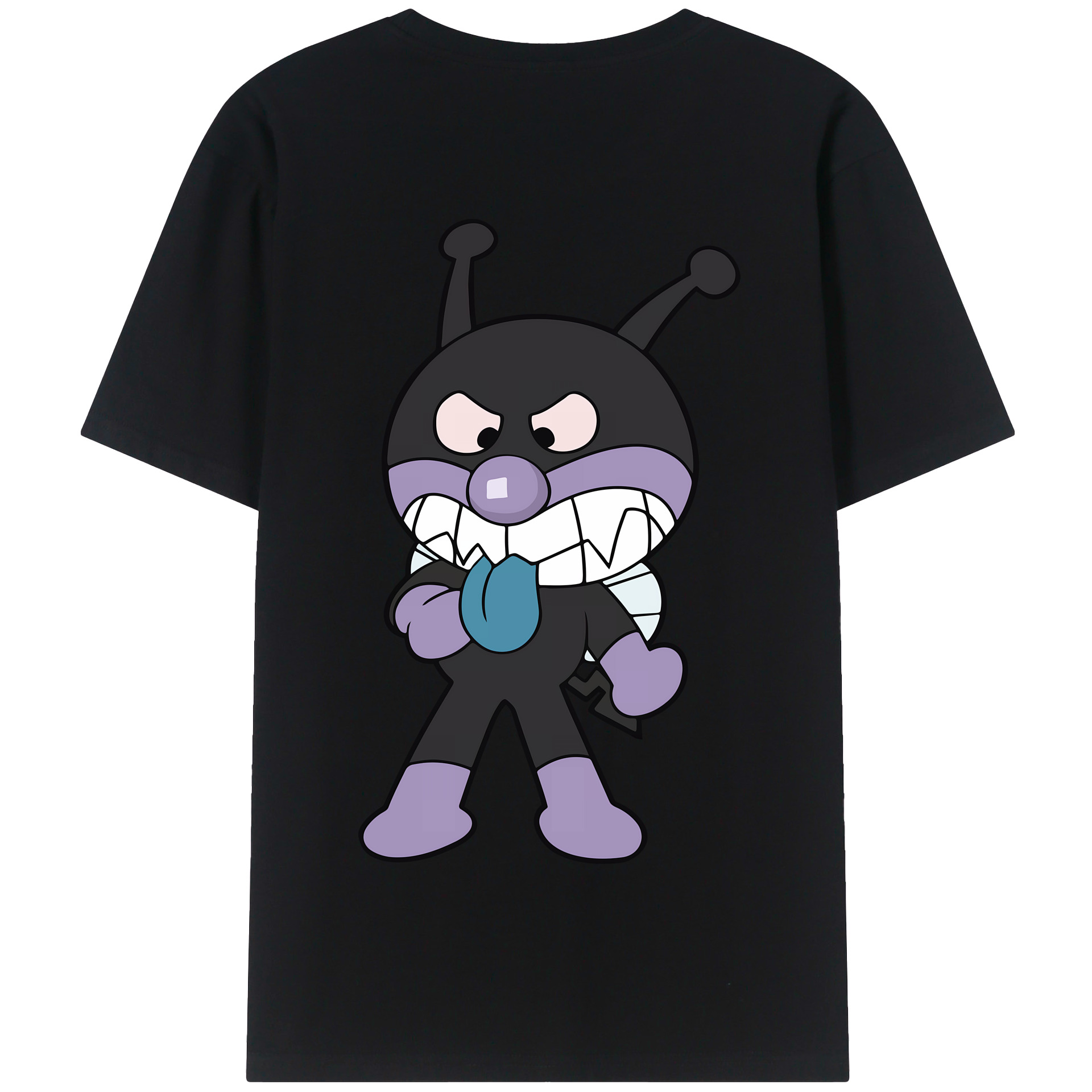 （画像用） アンパンマン Anpanman 綿100％半袖Tシャツ（背面プリント）