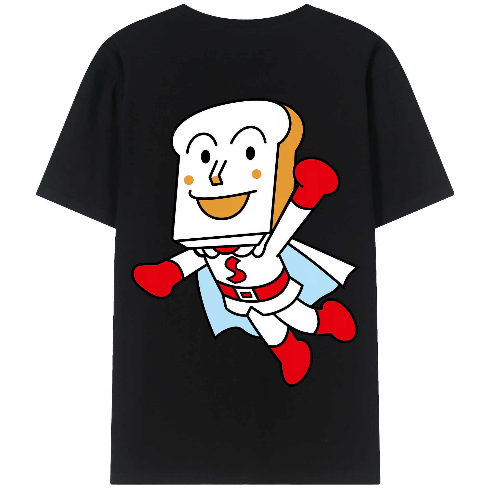 （画像用） アンパンマン Anpanman 綿100％半袖Tシャツ（背面プリント）