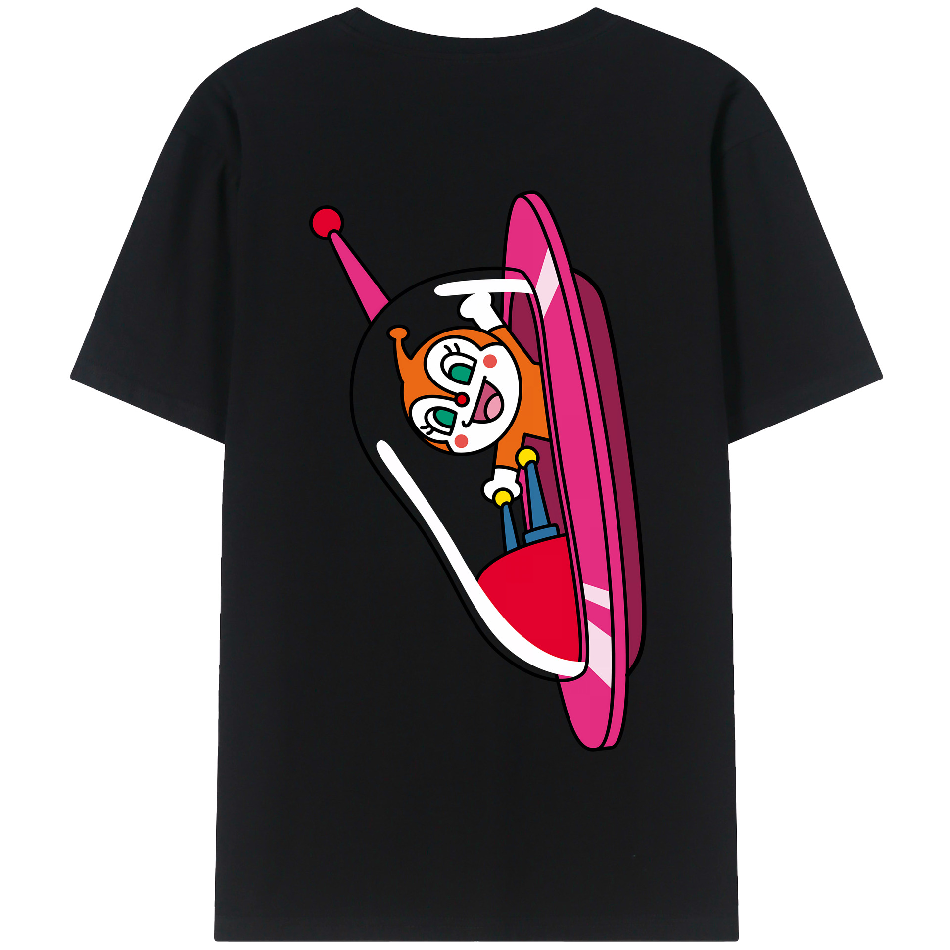 （画像用） アンパンマン Anpanman 綿100％半袖Tシャツ（背面プリント）
