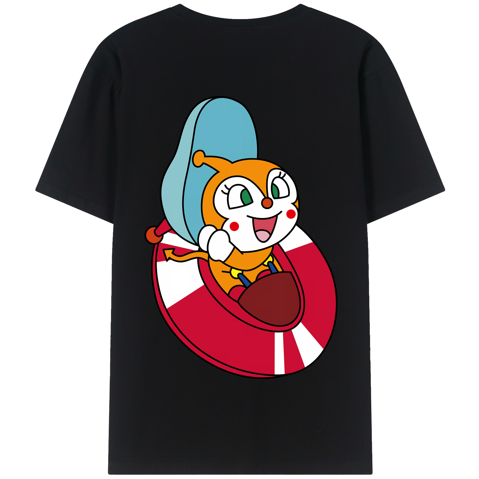 （画像用） アンパンマン Anpanman 綿100％半袖Tシャツ（背面プリント）