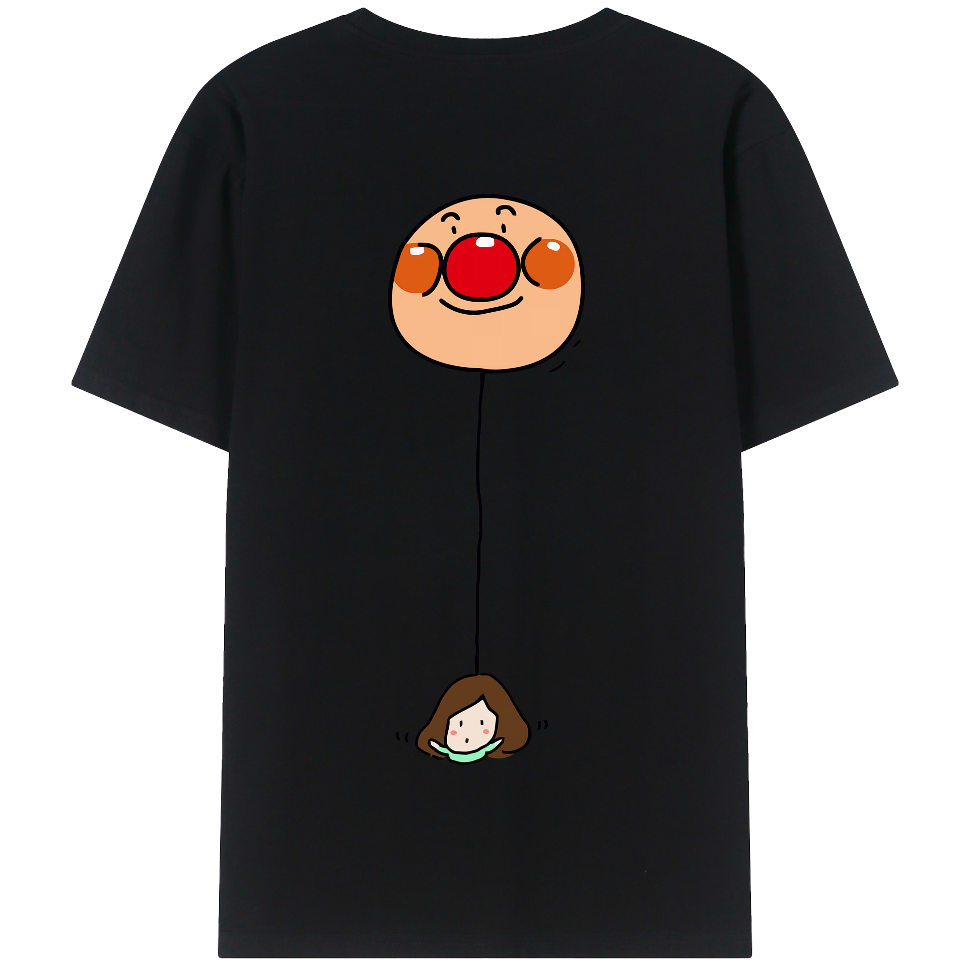 （画像用） アンパンマン Anpanman 綿100％半袖Tシャツ（背面プリント）