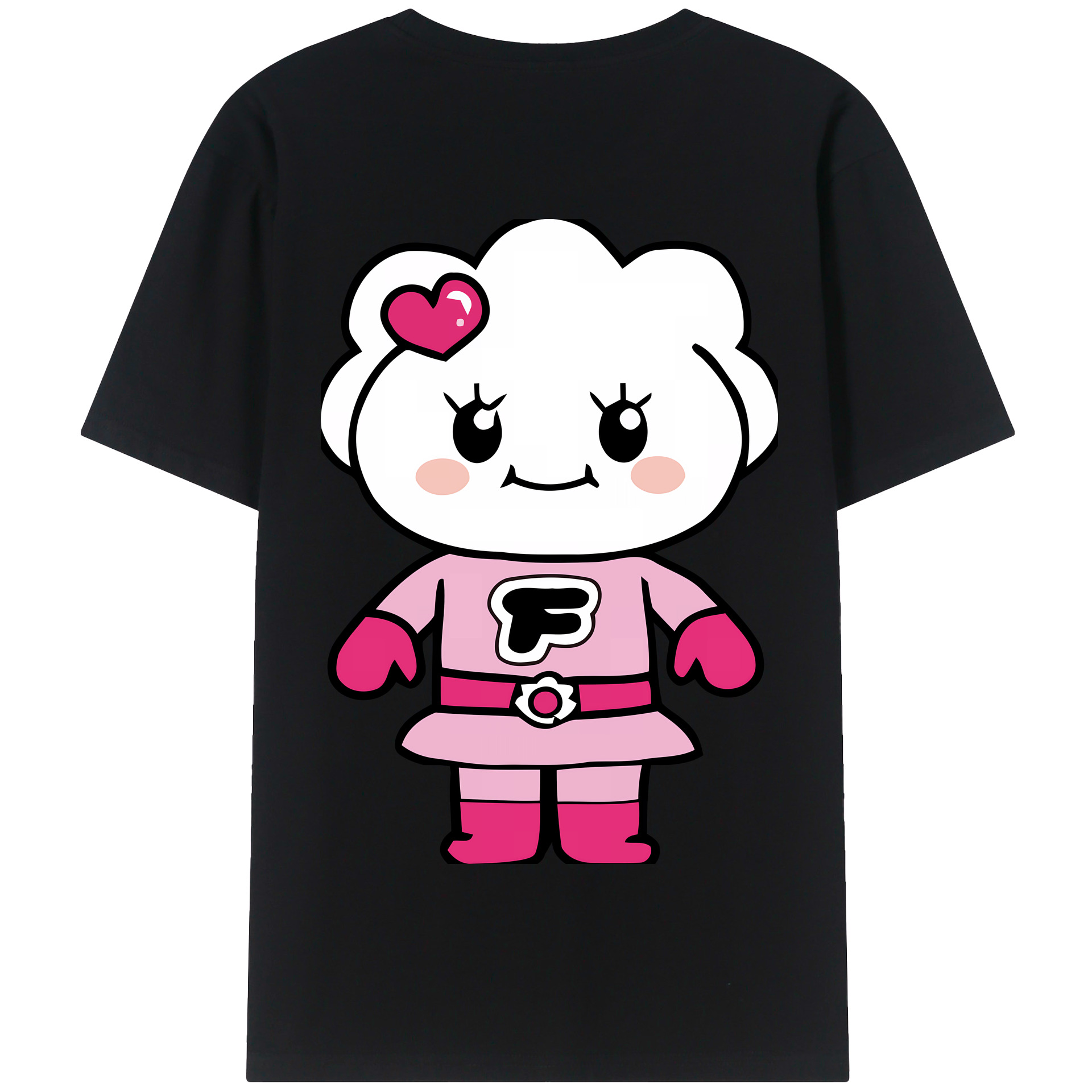 （画像用） アンパンマン Anpanman 綿100％半袖Tシャツ（背面プリント）