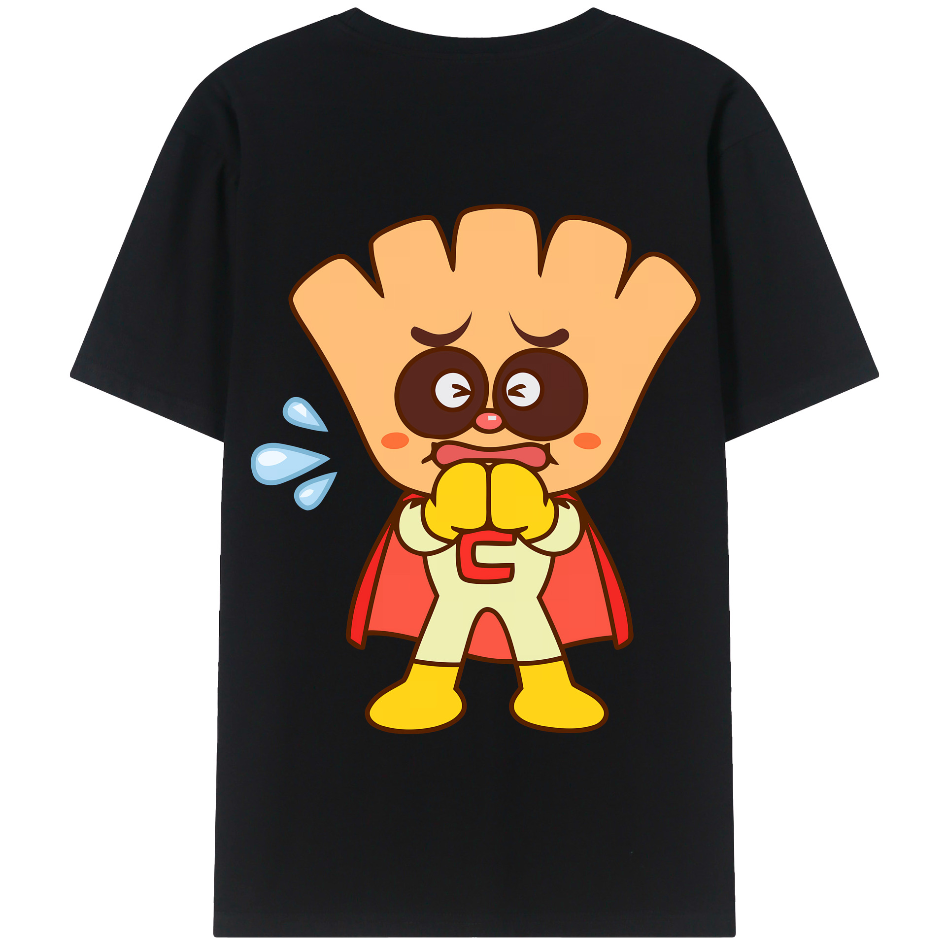 （画像用） アンパンマン Anpanman 綿100％半袖Tシャツ（背面プリント）