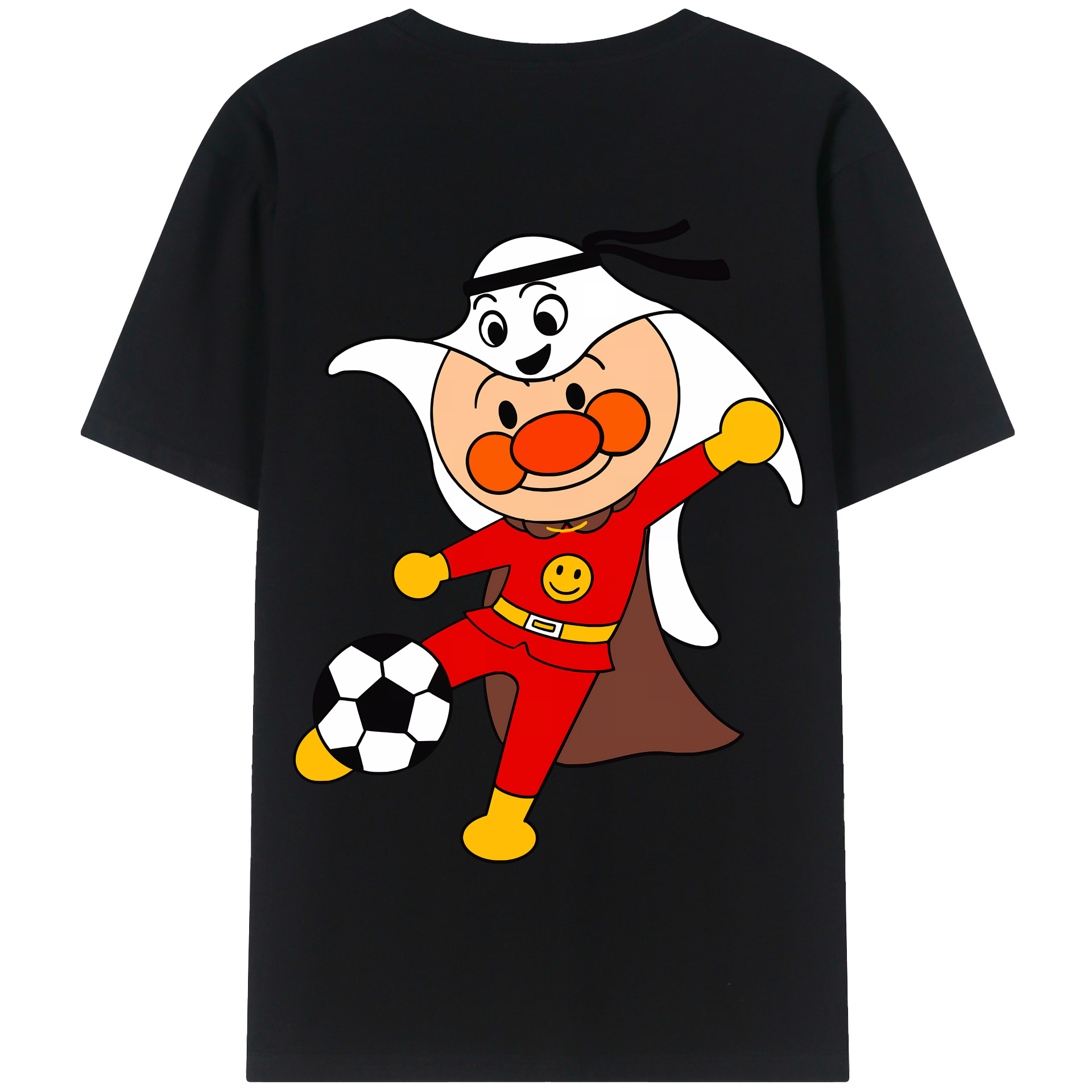 （画像用） アンパンマン Anpanman 綿100％半袖Tシャツ（背面プリント）