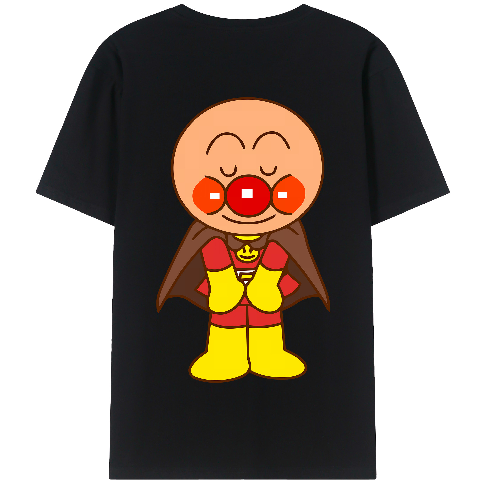 （画像用） アンパンマン Anpanman 綿100％半袖Tシャツ（背面プリント）