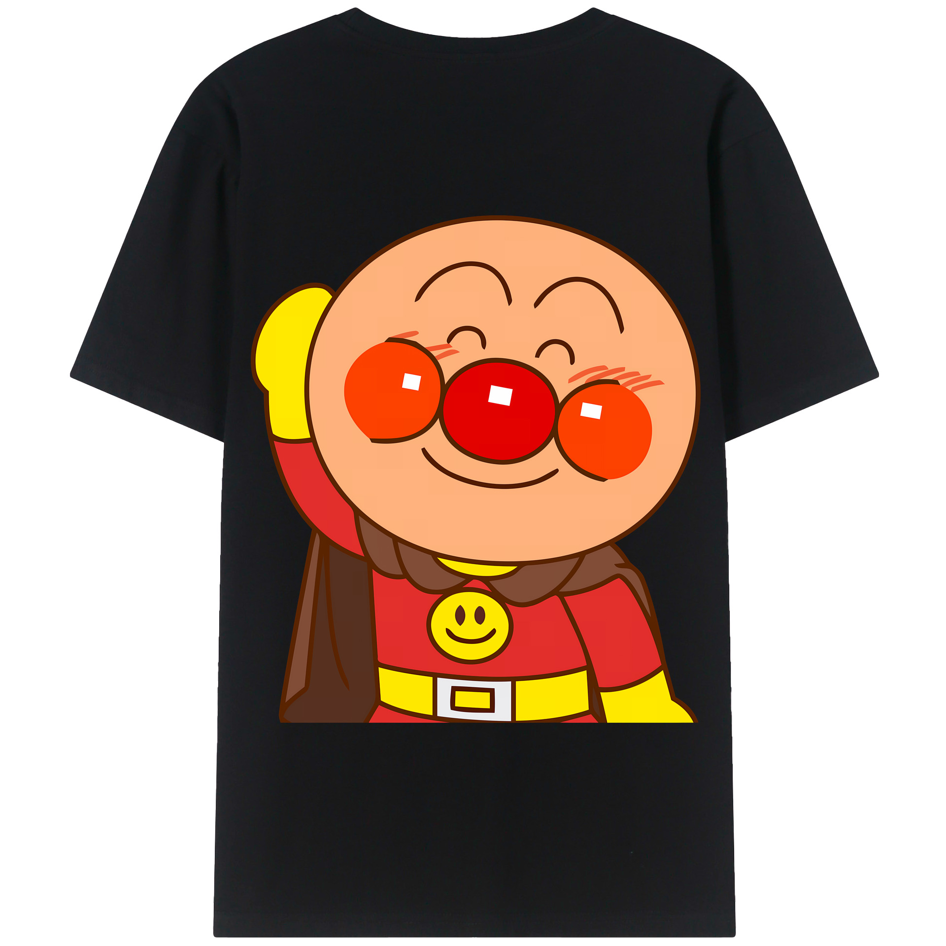 （画像用） アンパンマン Anpanman 綿100％半袖Tシャツ（背面プリント）