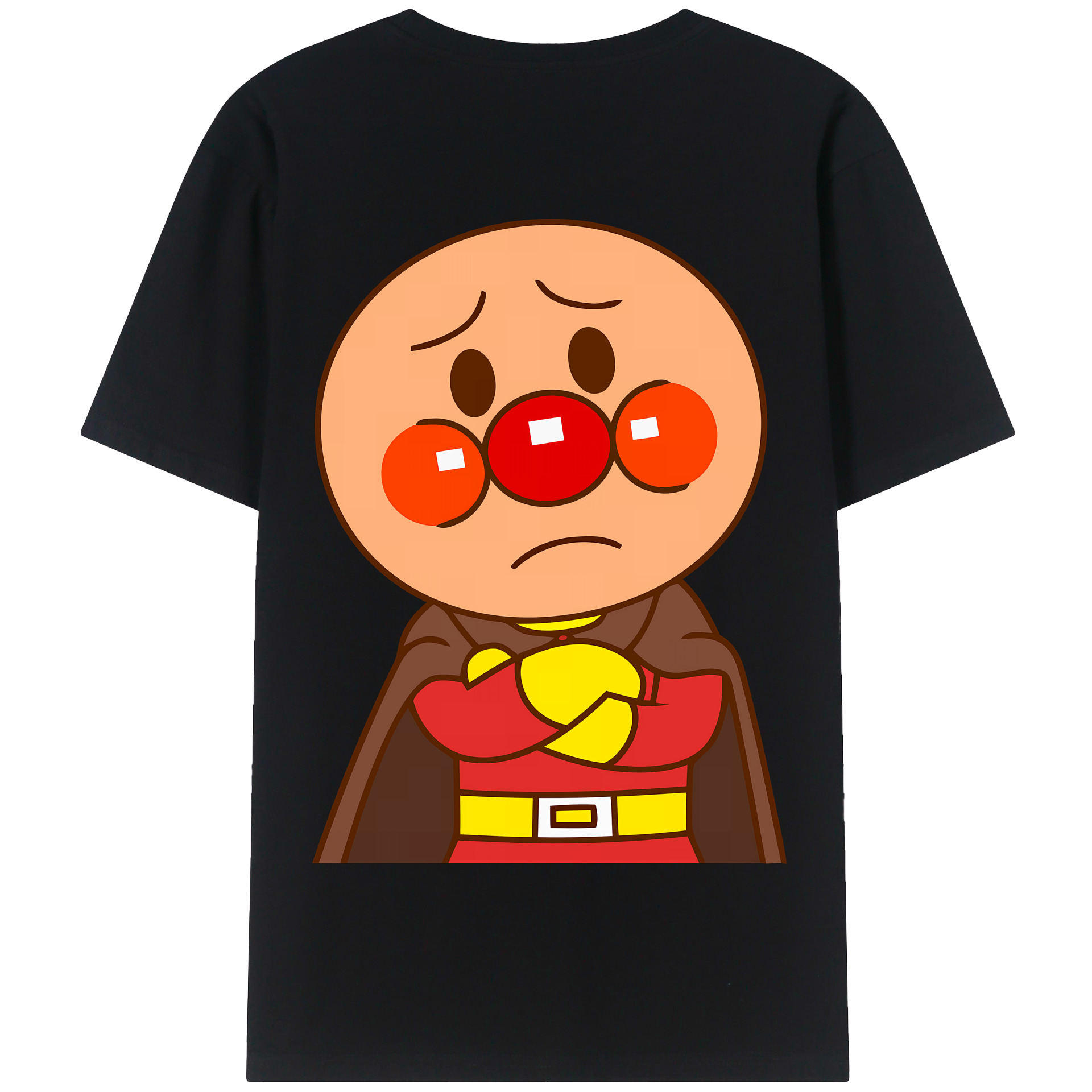 （画像用） アンパンマン Anpanman 綿100％半袖Tシャツ（背面プリント）