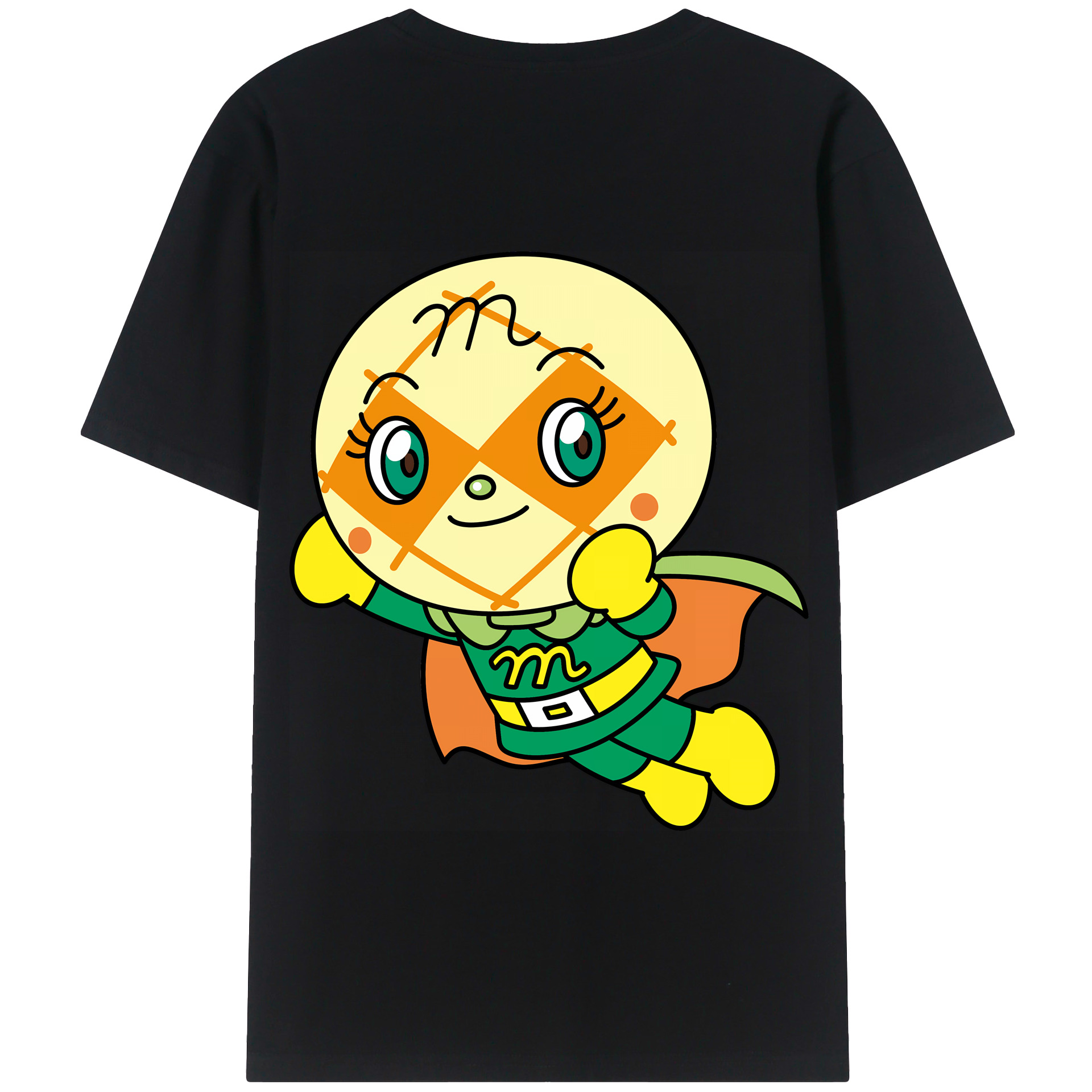 （画像用） アンパンマン Anpanman 綿100％半袖Tシャツ（背面プリント）