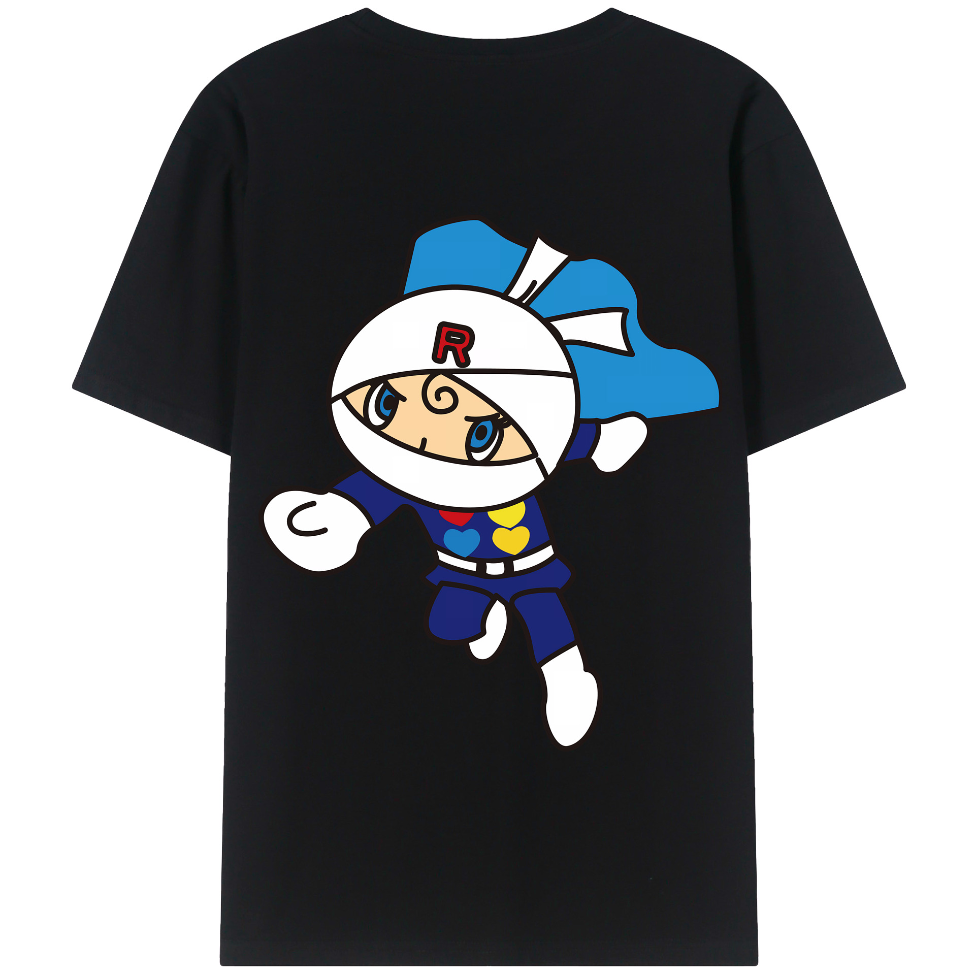 （画像用） アンパンマン Anpanman 綿100％半袖Tシャツ（背面プリント）