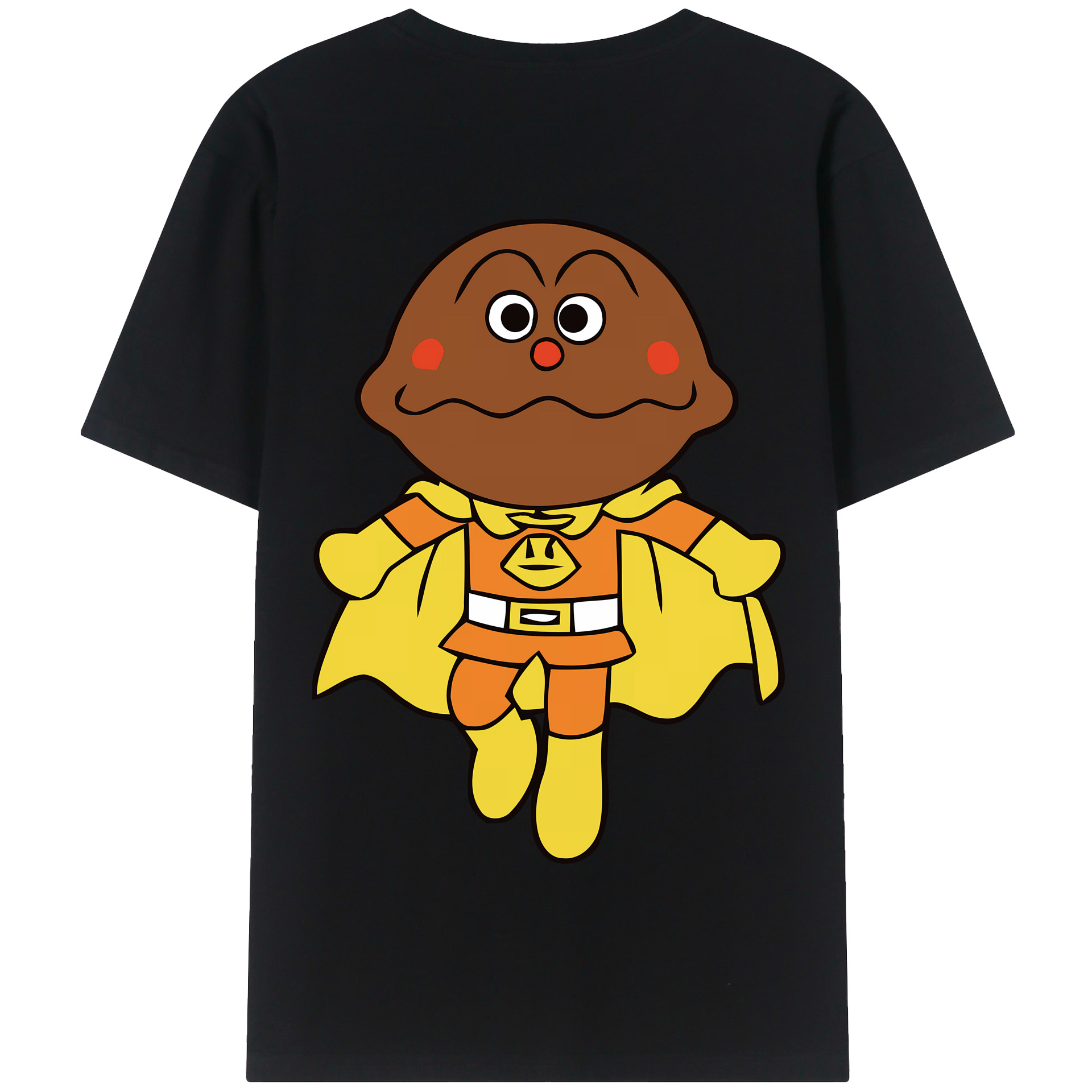 （画像用） アンパンマン Anpanman 綿100％半袖Tシャツ（背面プリント）