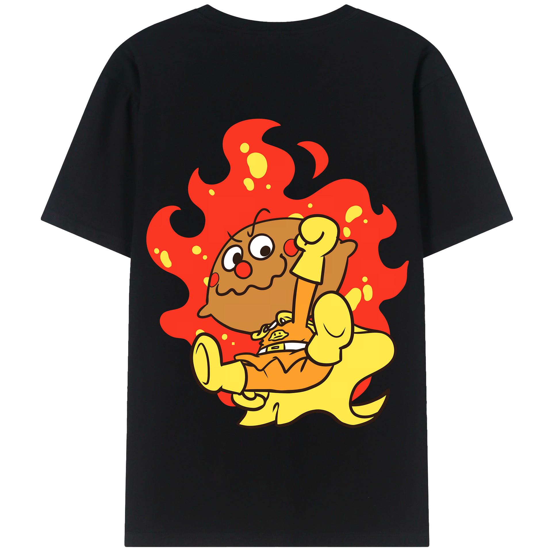（画像用） アンパンマン Anpanman 綿100％半袖Tシャツ（背面プリント）
