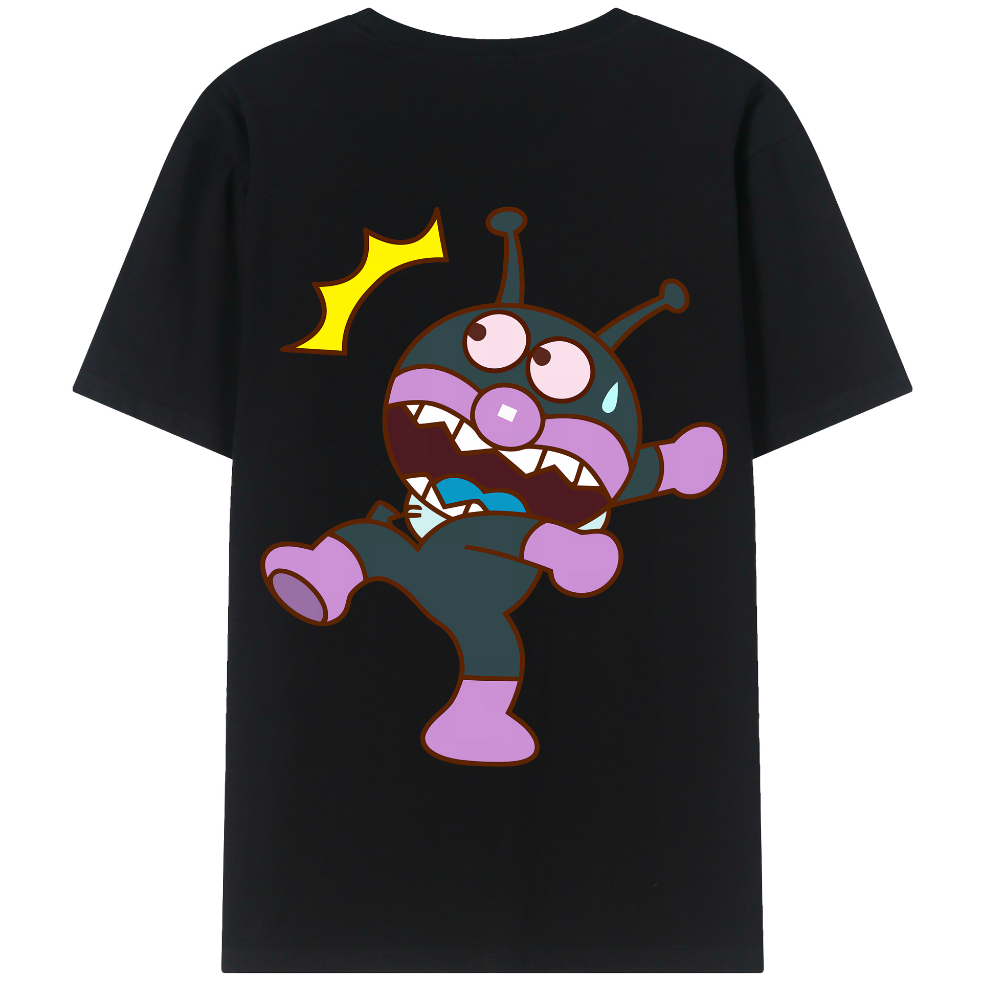 （画像用） アンパンマン Anpanman 綿100％半袖Tシャツ（背面プリント）