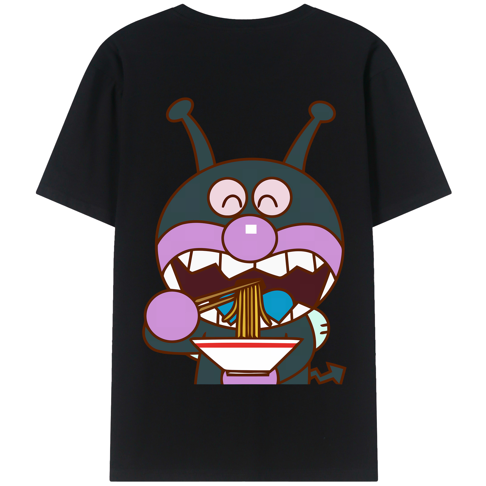 （画像用） アンパンマン Anpanman 綿100％半袖Tシャツ（背面プリント）