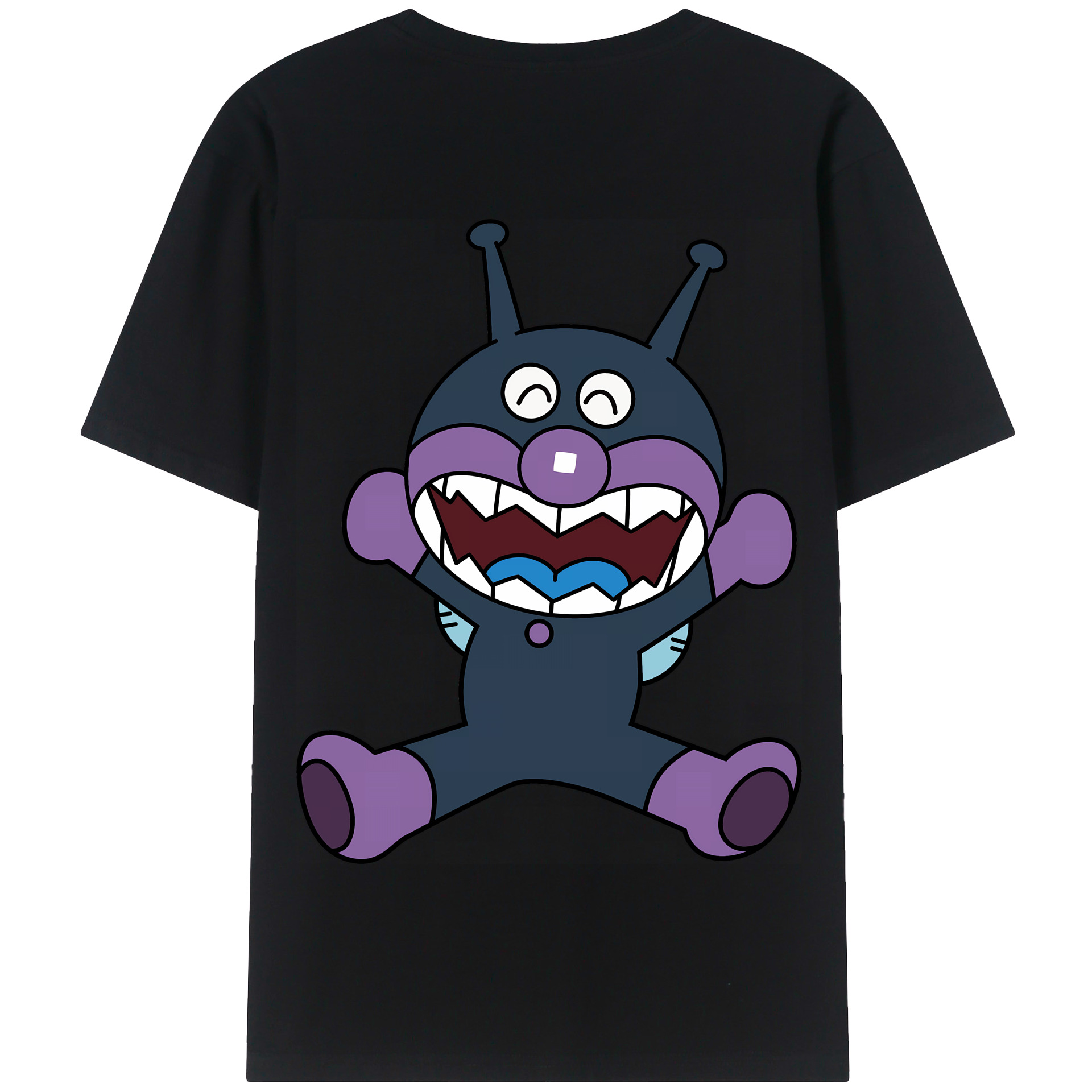 （画像用） アンパンマン Anpanman 綿100％半袖Tシャツ（背面プリント）
