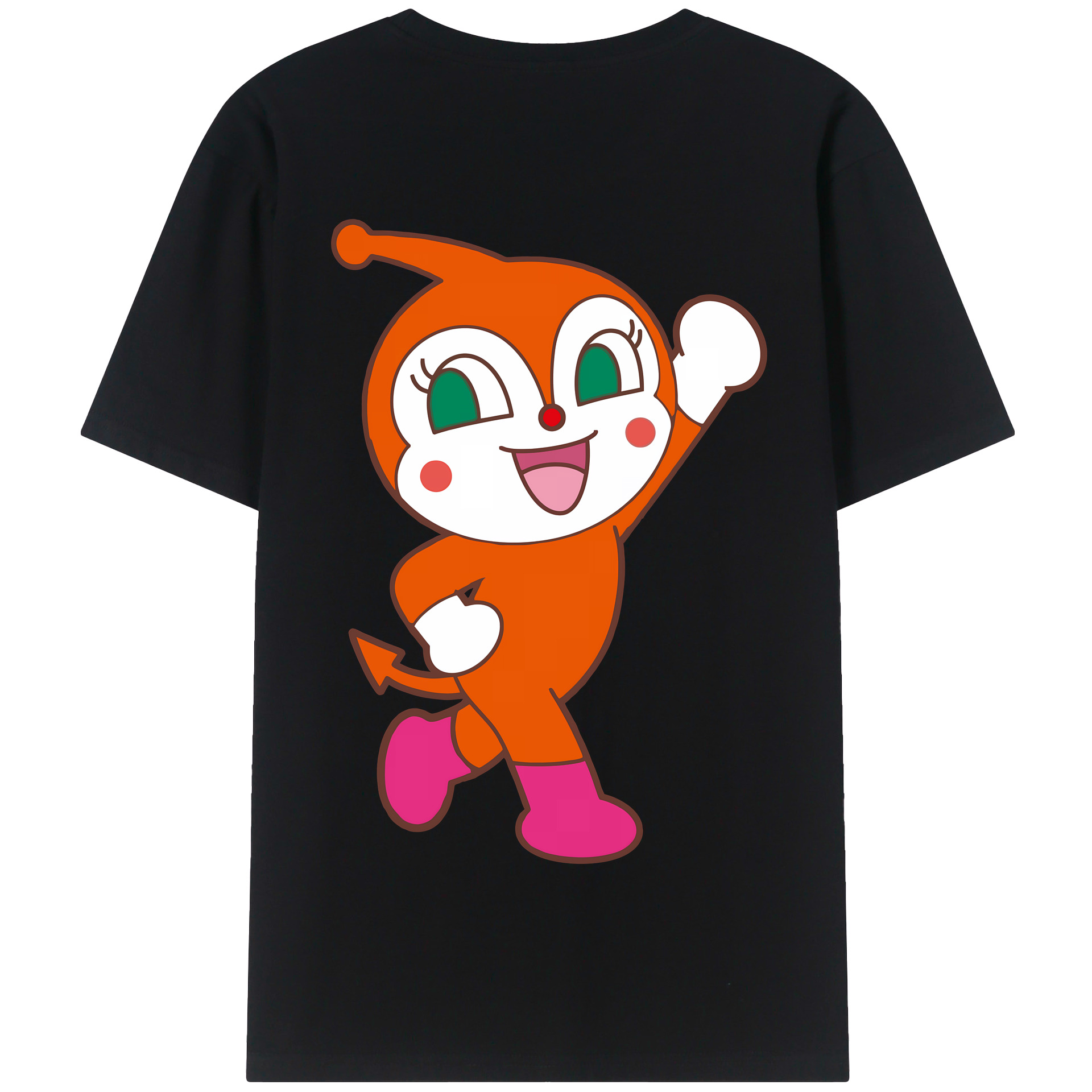 （画像用） アンパンマン Anpanman 綿100％半袖Tシャツ（背面プリント）