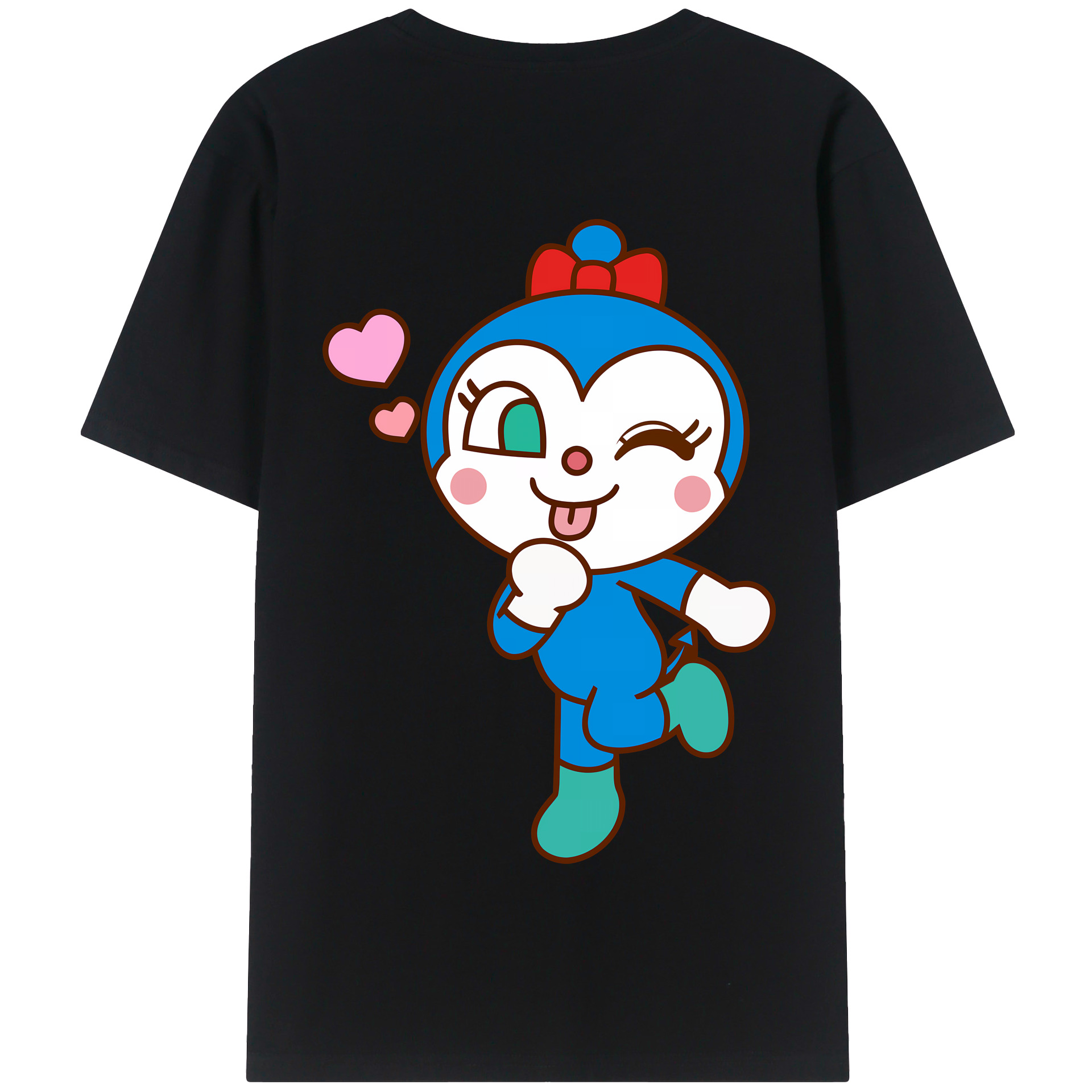 （画像用） アンパンマン Anpanman 綿100％半袖Tシャツ（背面プリント）