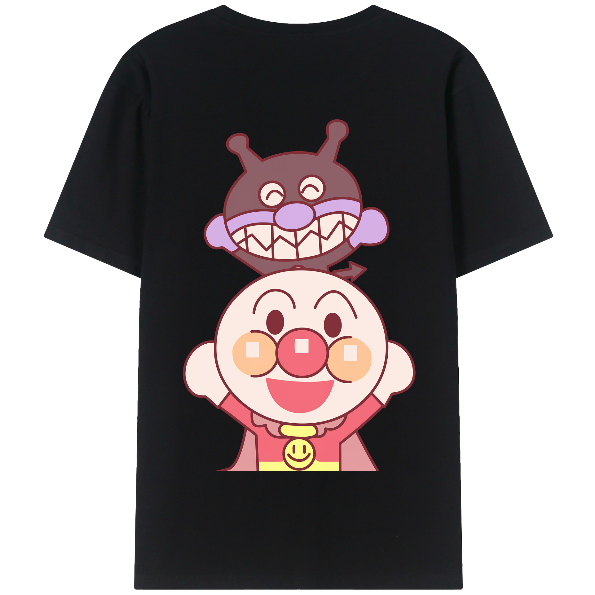 アンパンマン Anpanman 綿100％半袖Tシャツ（背面プリント）