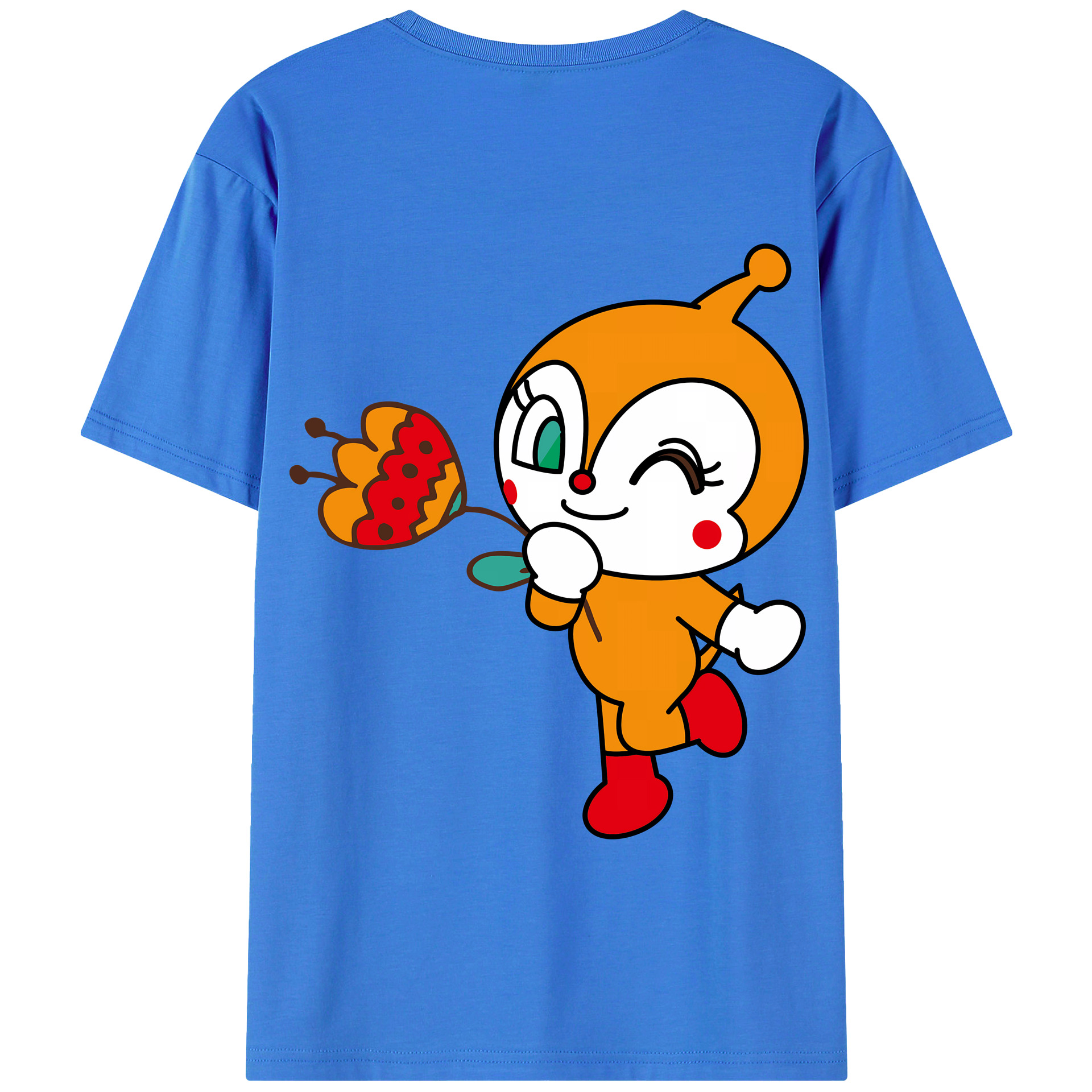 アンパンマン Anpanman 綿100％半袖Tシャツ（背面プリント）