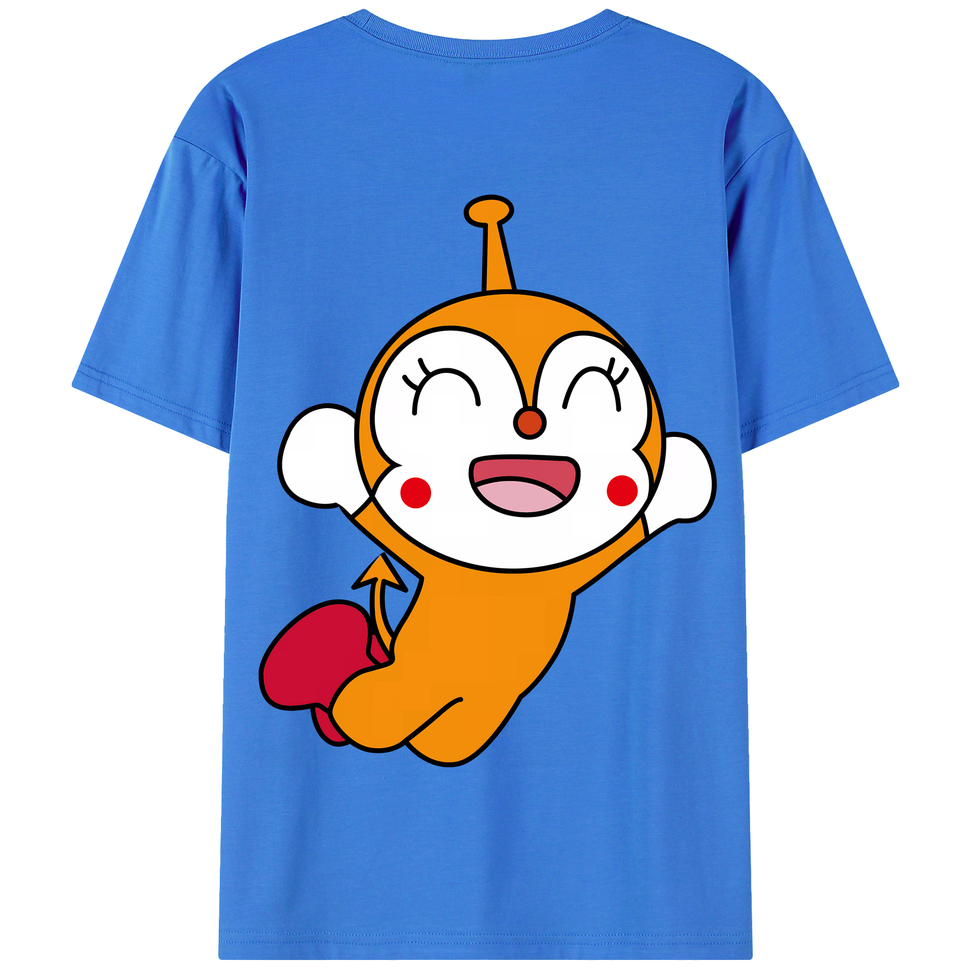 （画像用） アンパンマン Anpanman 綿100％半袖Tシャツ（背面プリント）