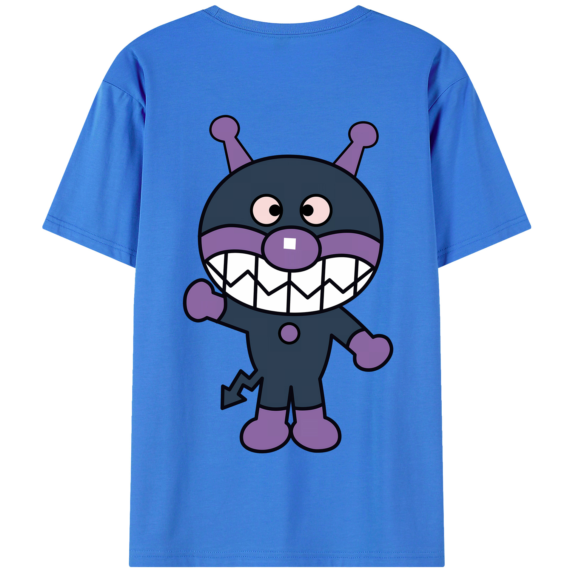 （画像用） アンパンマン Anpanman 綿100％半袖Tシャツ（背面プリント）