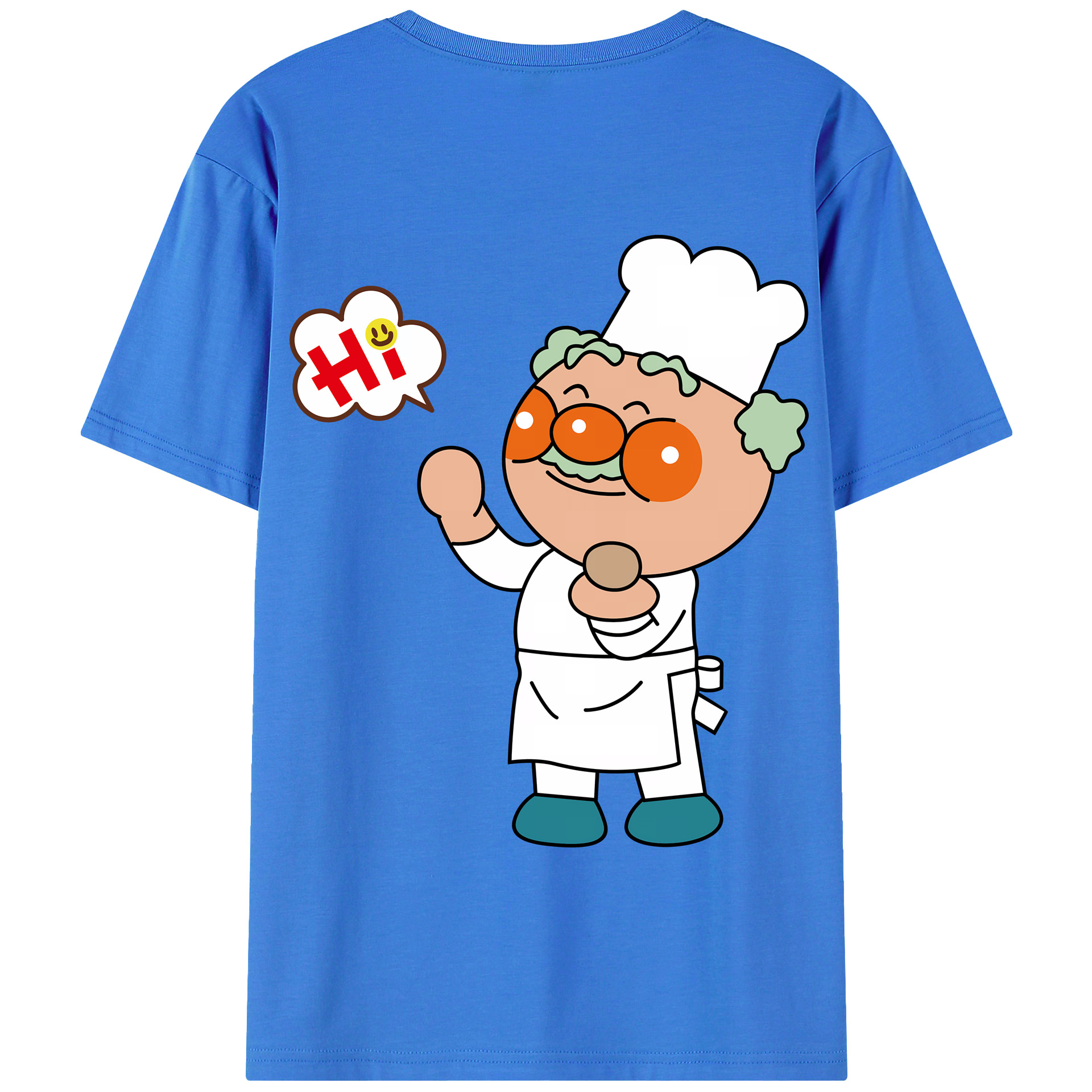 （画像用） アンパンマン Anpanman 綿100％半袖Tシャツ（背面プリント）