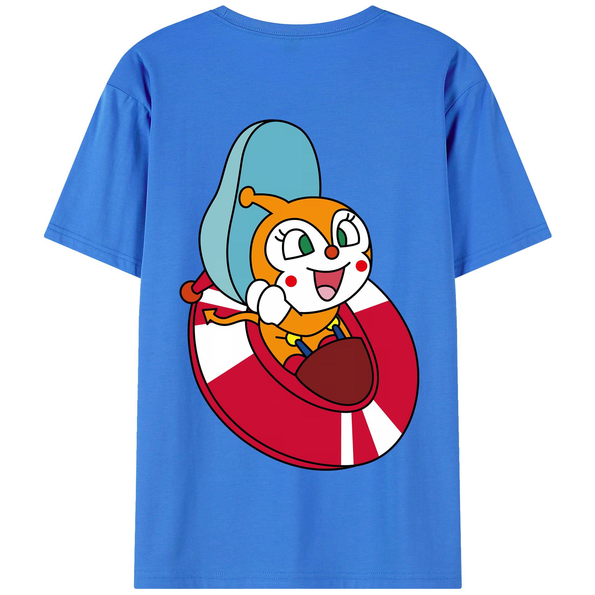（画像用） アンパンマン Anpanman 綿100％半袖Tシャツ（背面プリント）
