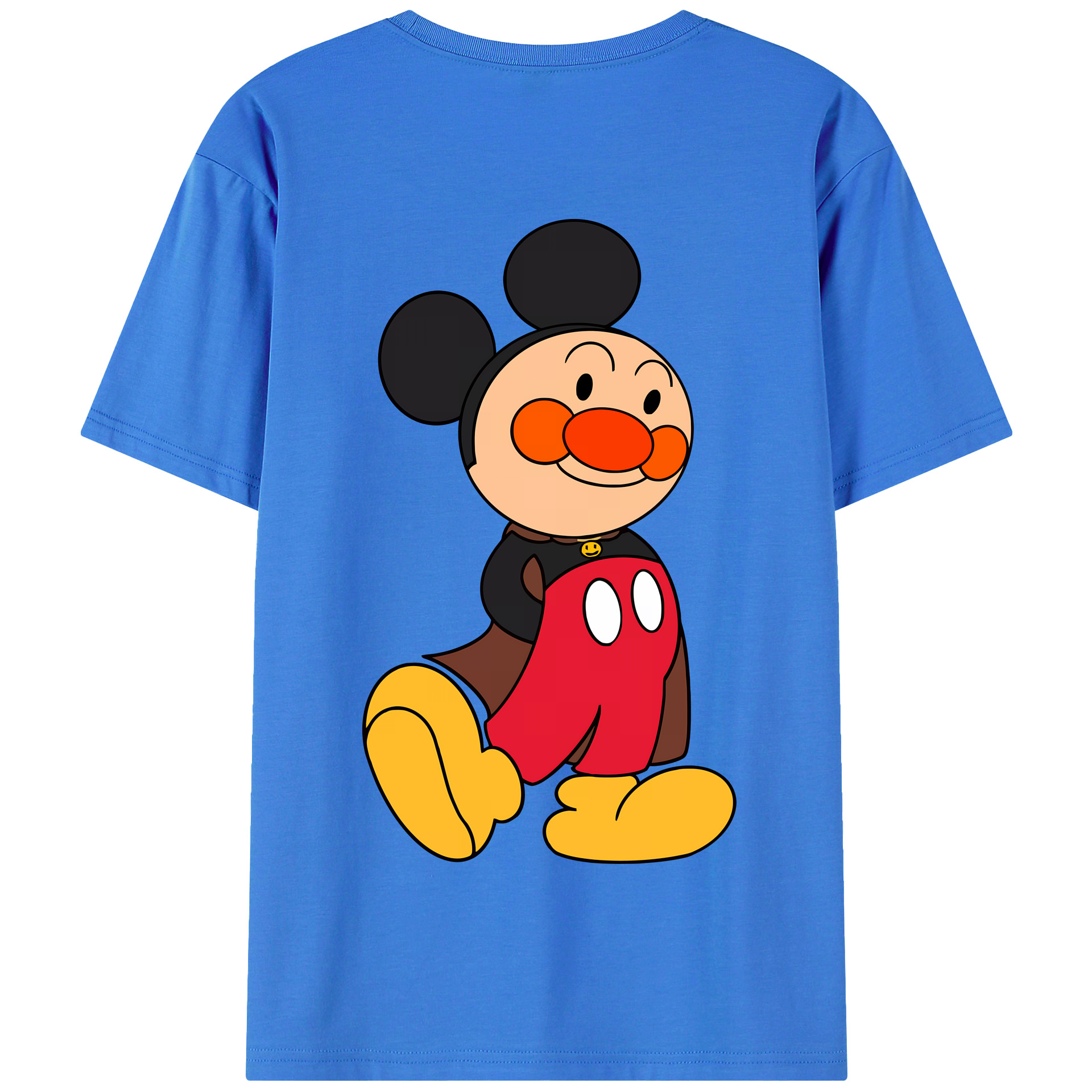（画像用） アンパンマン Anpanman 綿100％半袖Tシャツ（背面プリント）