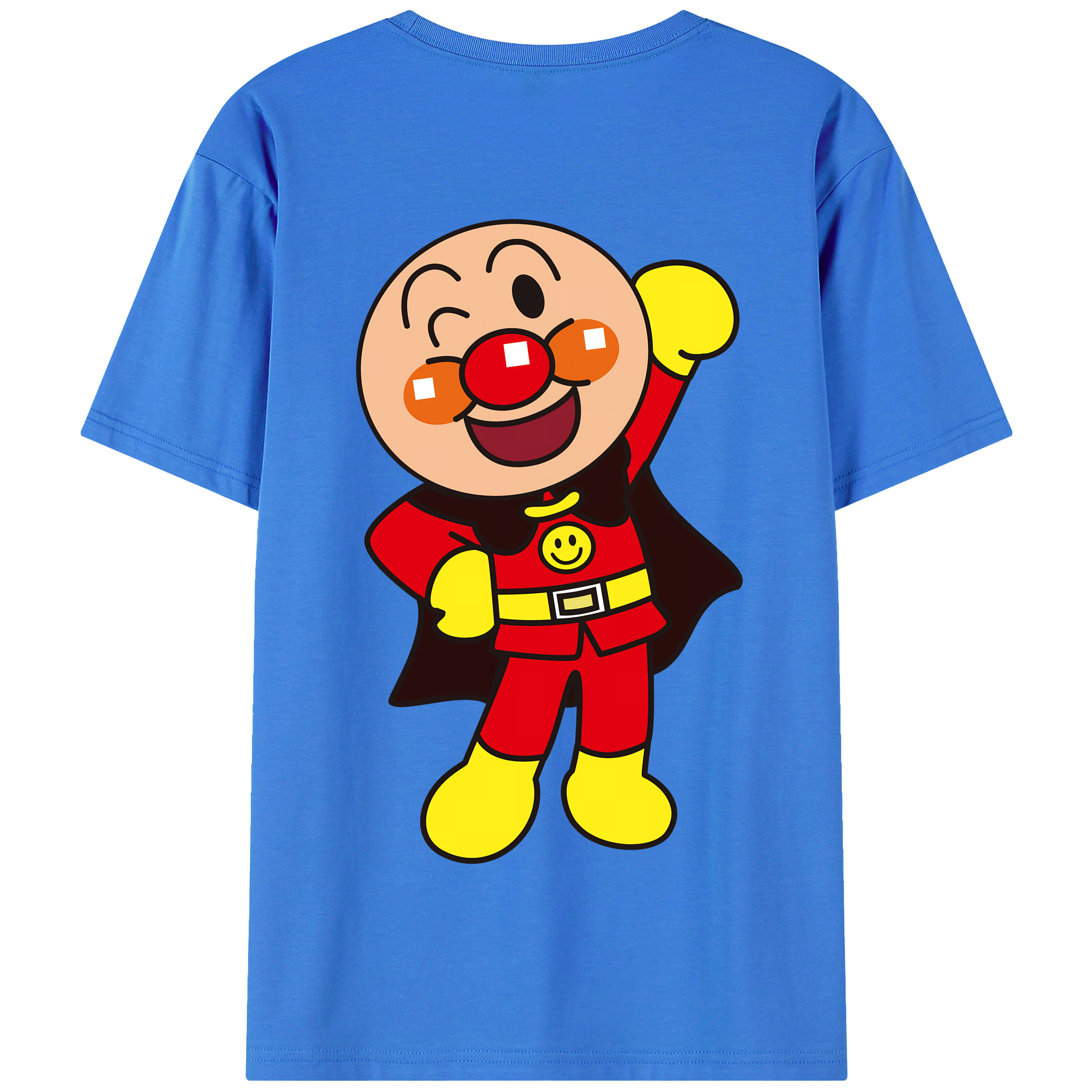 （画像用） アンパンマン Anpanman 綿100％半袖Tシャツ（背面プリント）