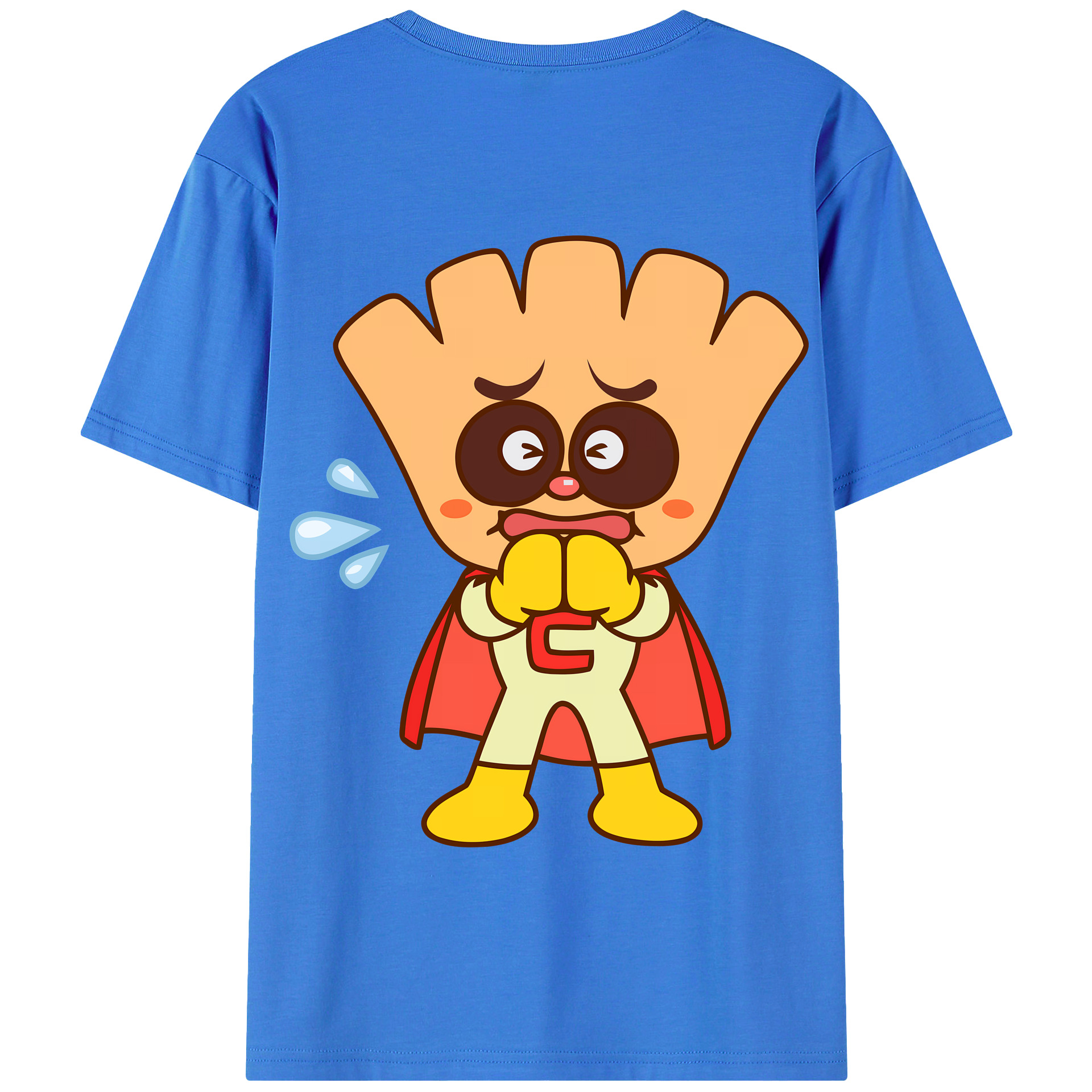 （画像用） アンパンマン Anpanman 綿100％半袖Tシャツ（背面プリント）
