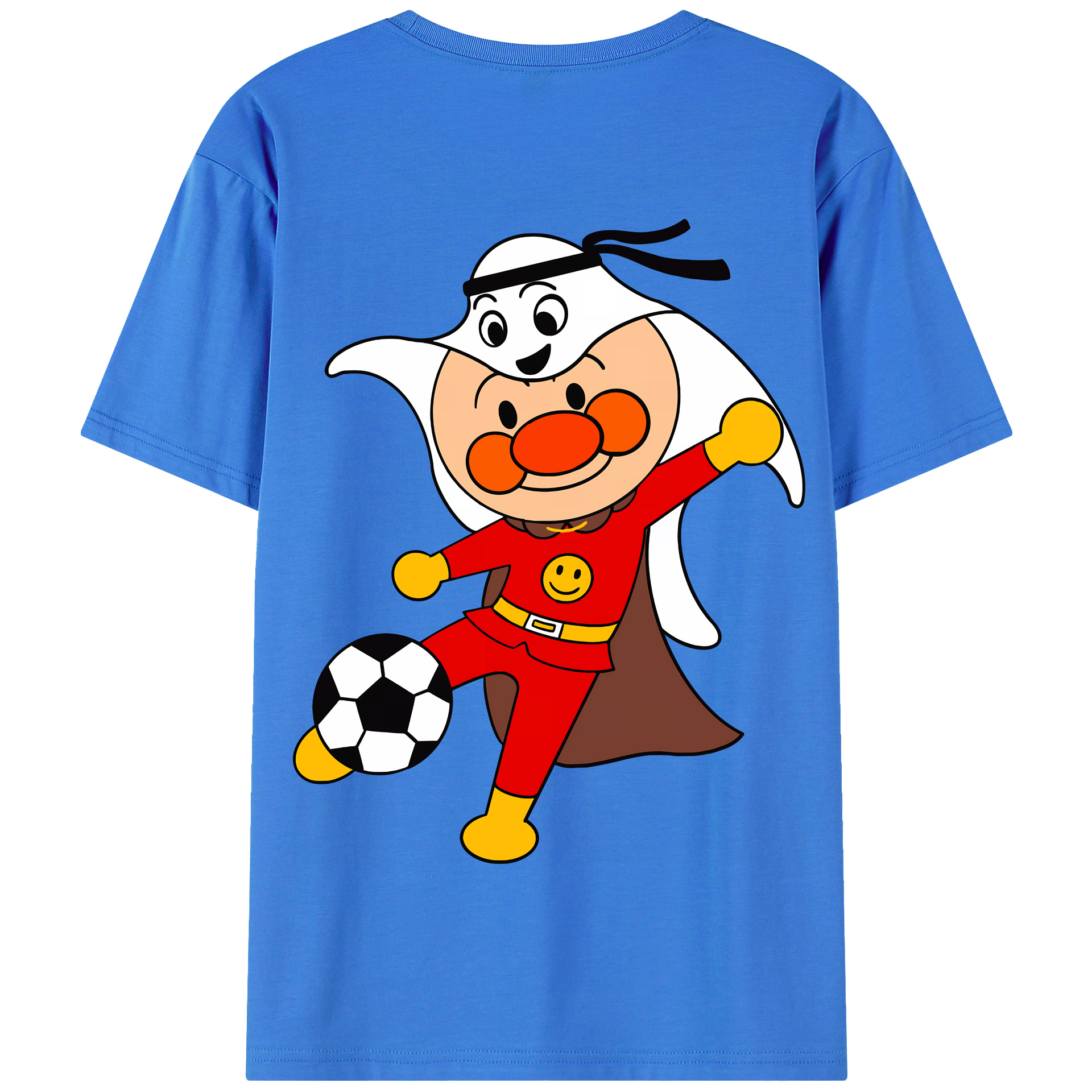 （画像用） アンパンマン Anpanman 綿100％半袖Tシャツ（背面プリント）