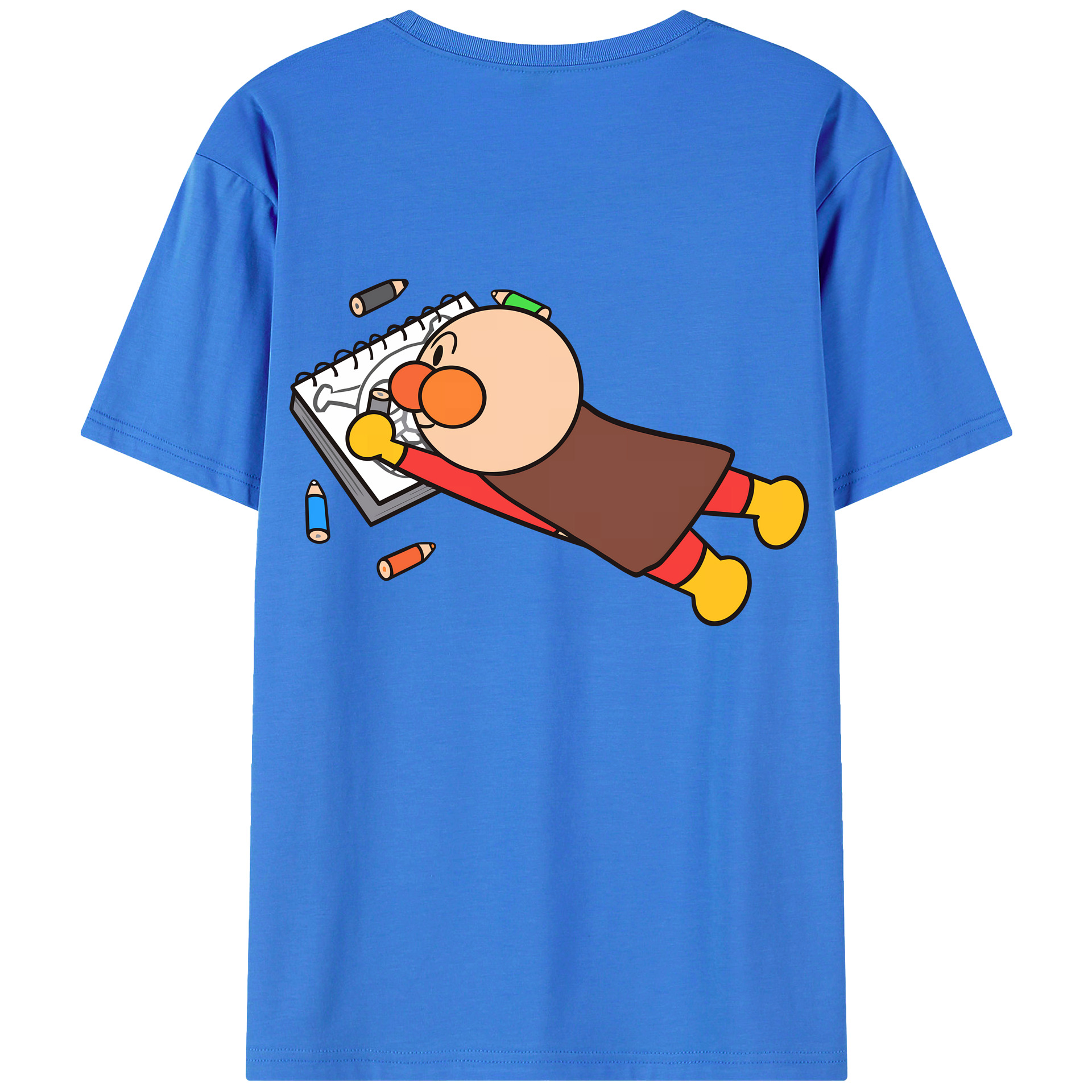 （画像用） アンパンマン Anpanman 綿100％半袖Tシャツ（背面プリント）