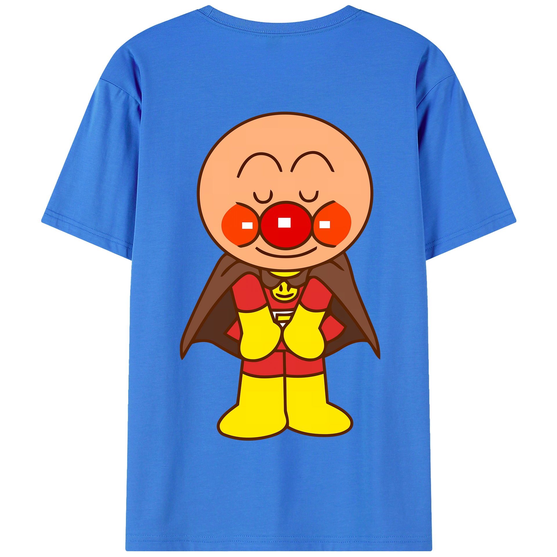 （画像用） アンパンマン Anpanman 綿100％半袖Tシャツ（背面プリント）