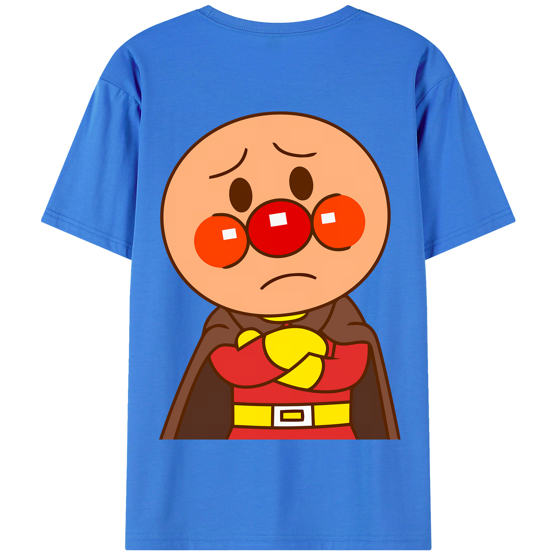 （画像用） アンパンマン Anpanman 綿100％半袖Tシャツ（背面プリント）