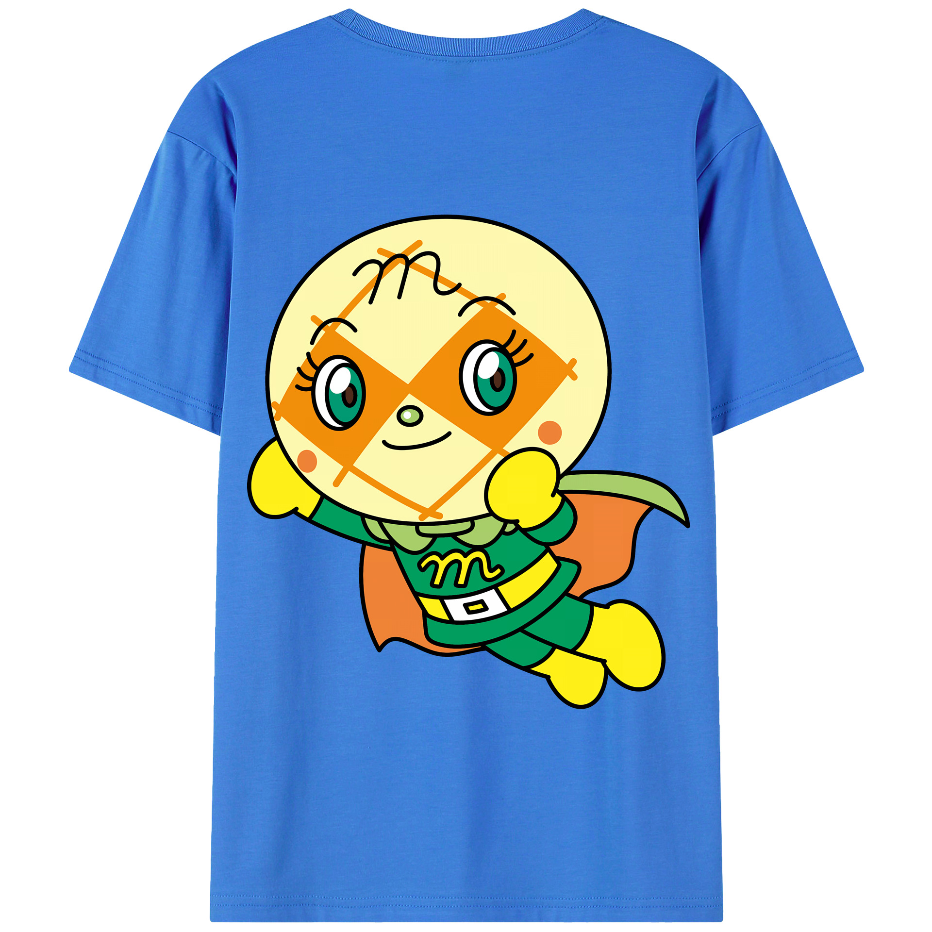 （画像用） アンパンマン Anpanman 綿100％半袖Tシャツ（背面プリント）