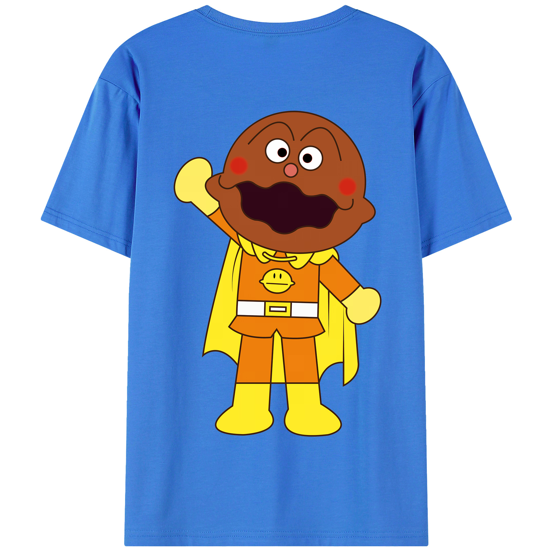 （画像用） アンパンマン Anpanman 綿100％半袖Tシャツ（背面プリント）