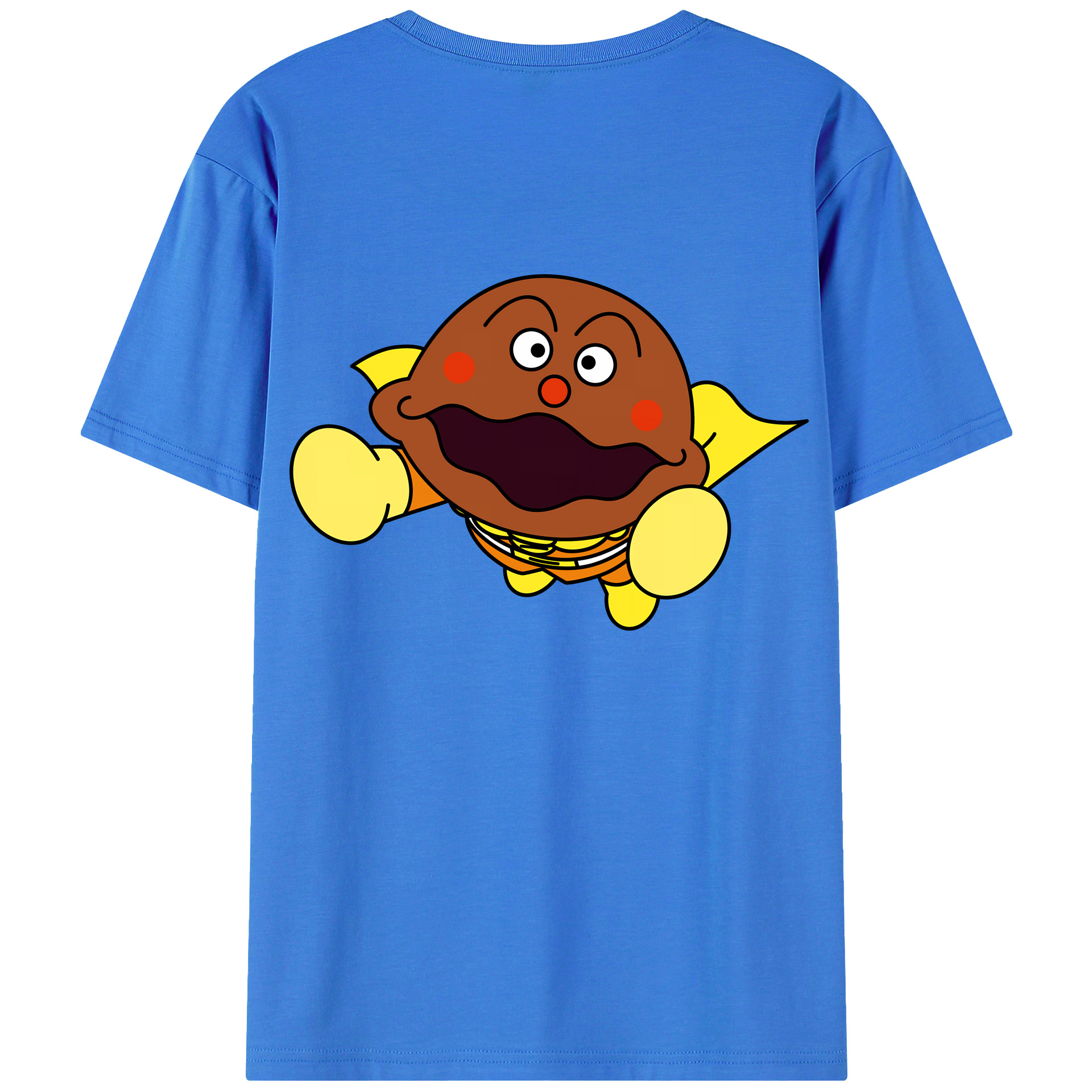 （画像用） アンパンマン Anpanman 綿100％半袖Tシャツ（背面プリント）