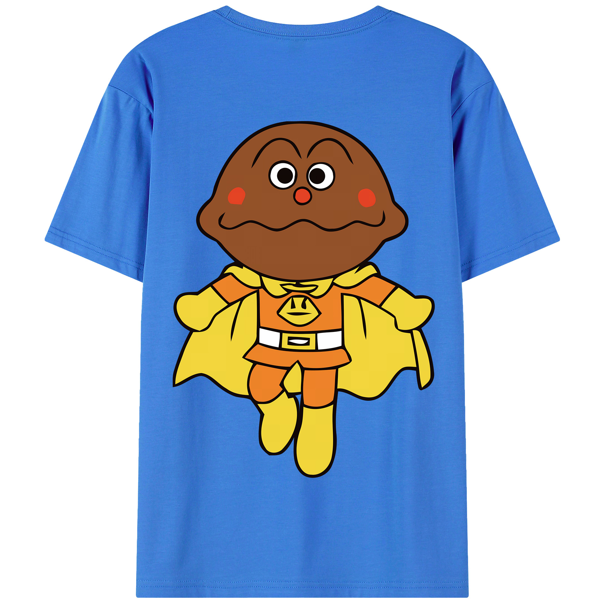（画像用） アンパンマン Anpanman 綿100％半袖Tシャツ（背面プリント）