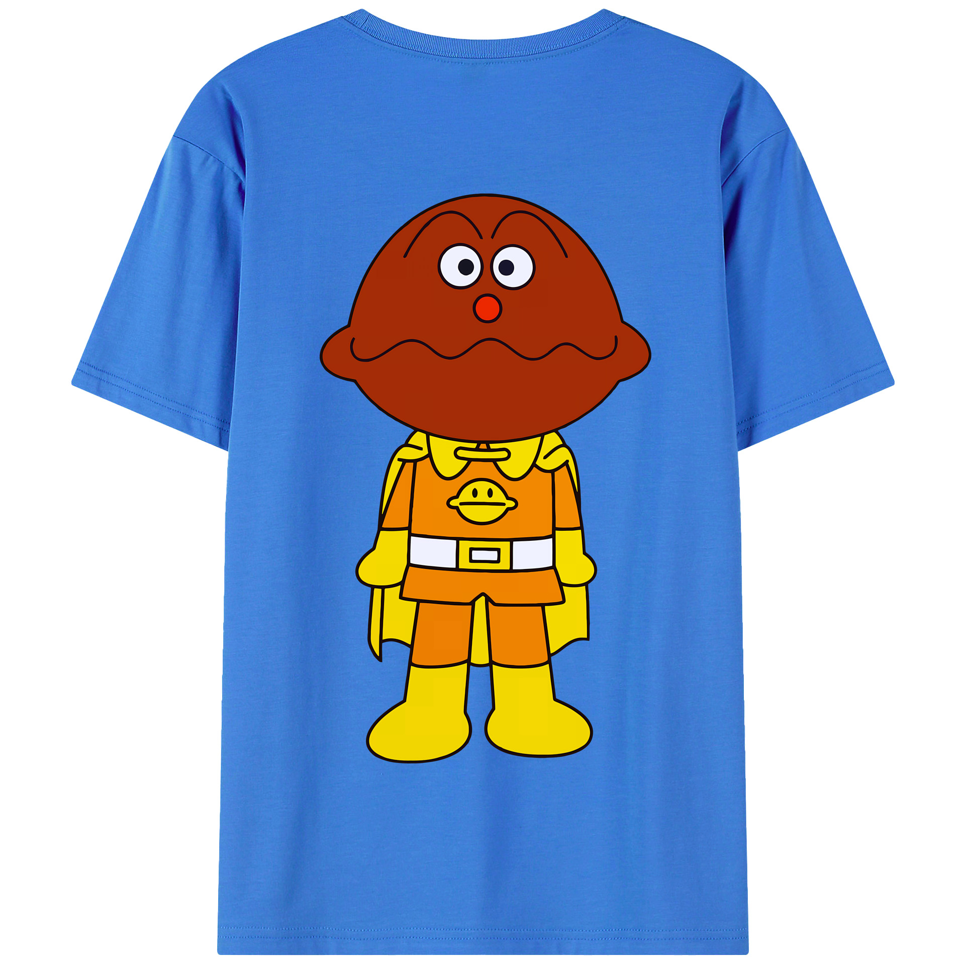 （画像用） アンパンマン Anpanman 綿100％半袖Tシャツ（背面プリント）