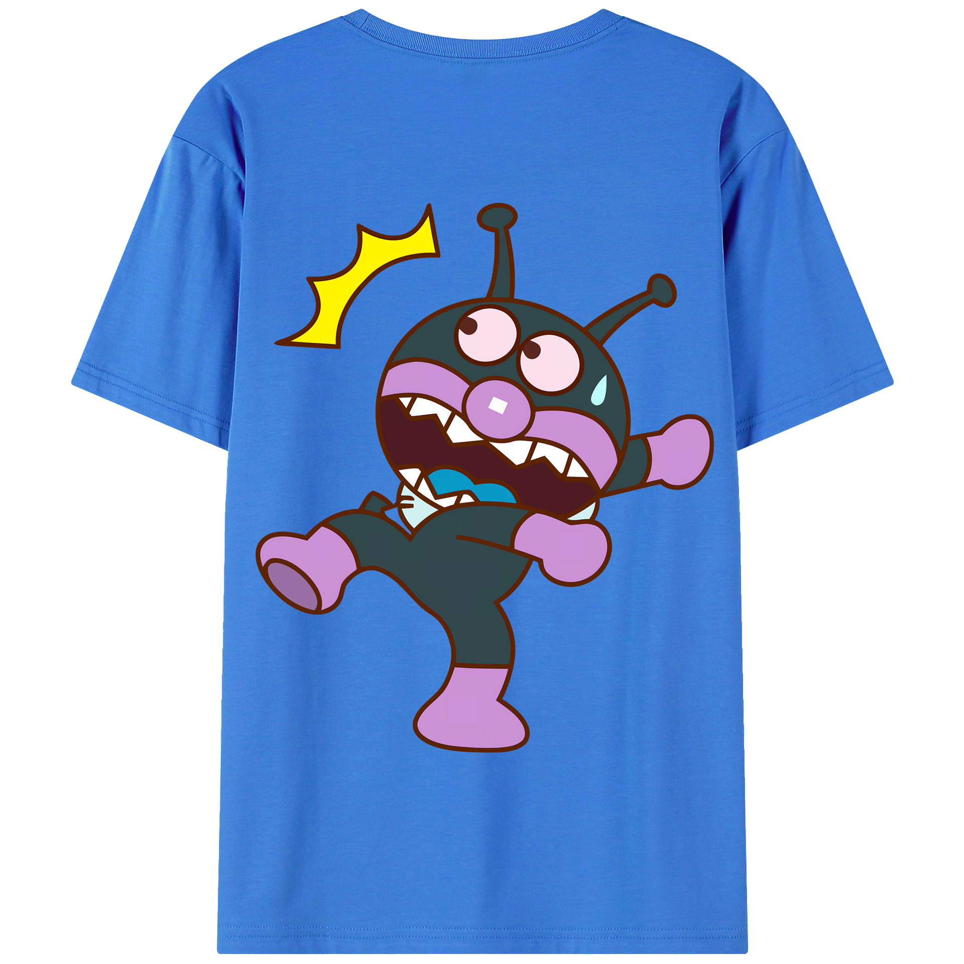 （画像用） アンパンマン Anpanman 綿100％半袖Tシャツ（背面プリント）