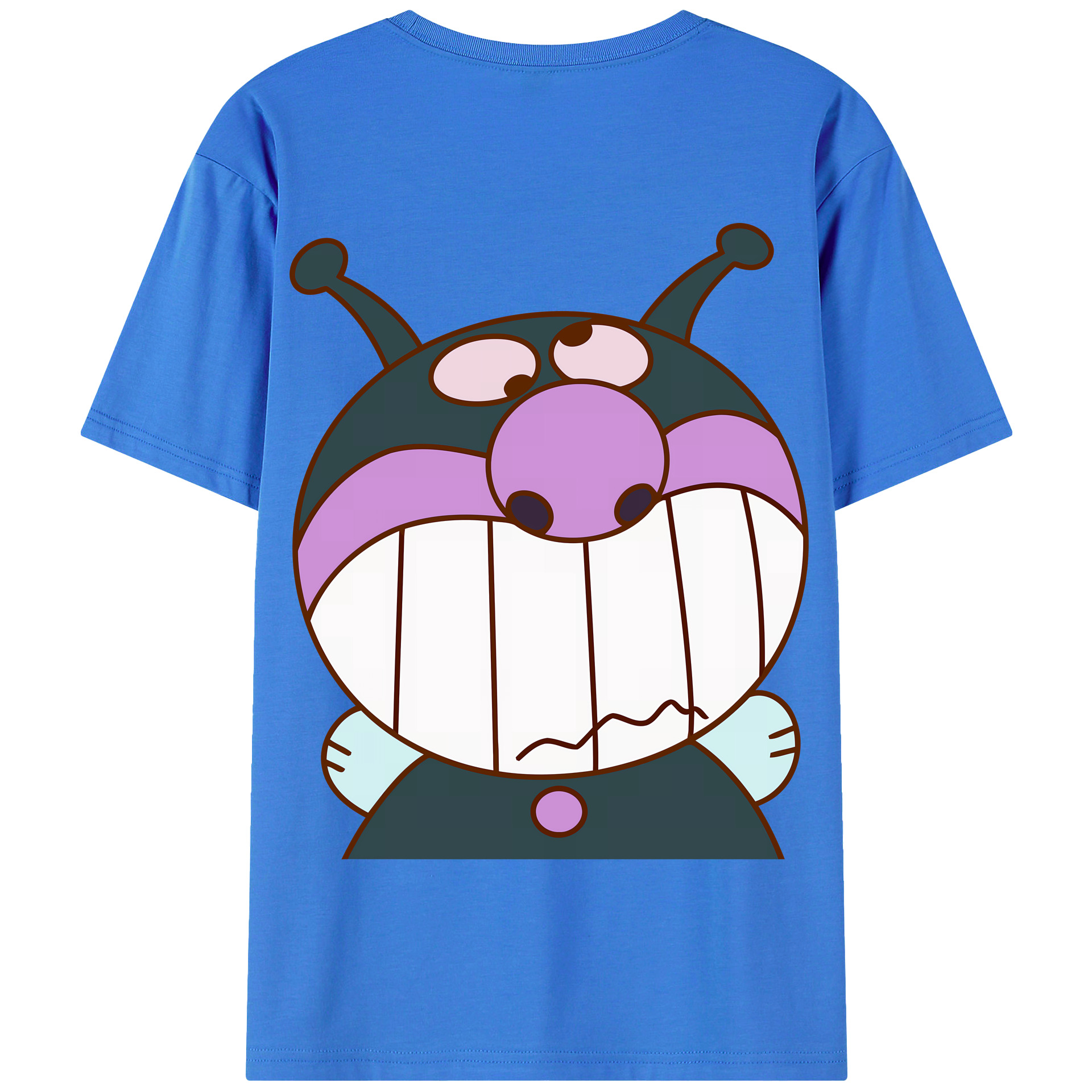 （画像用） アンパンマン Anpanman 綿100％半袖Tシャツ（背面プリント）