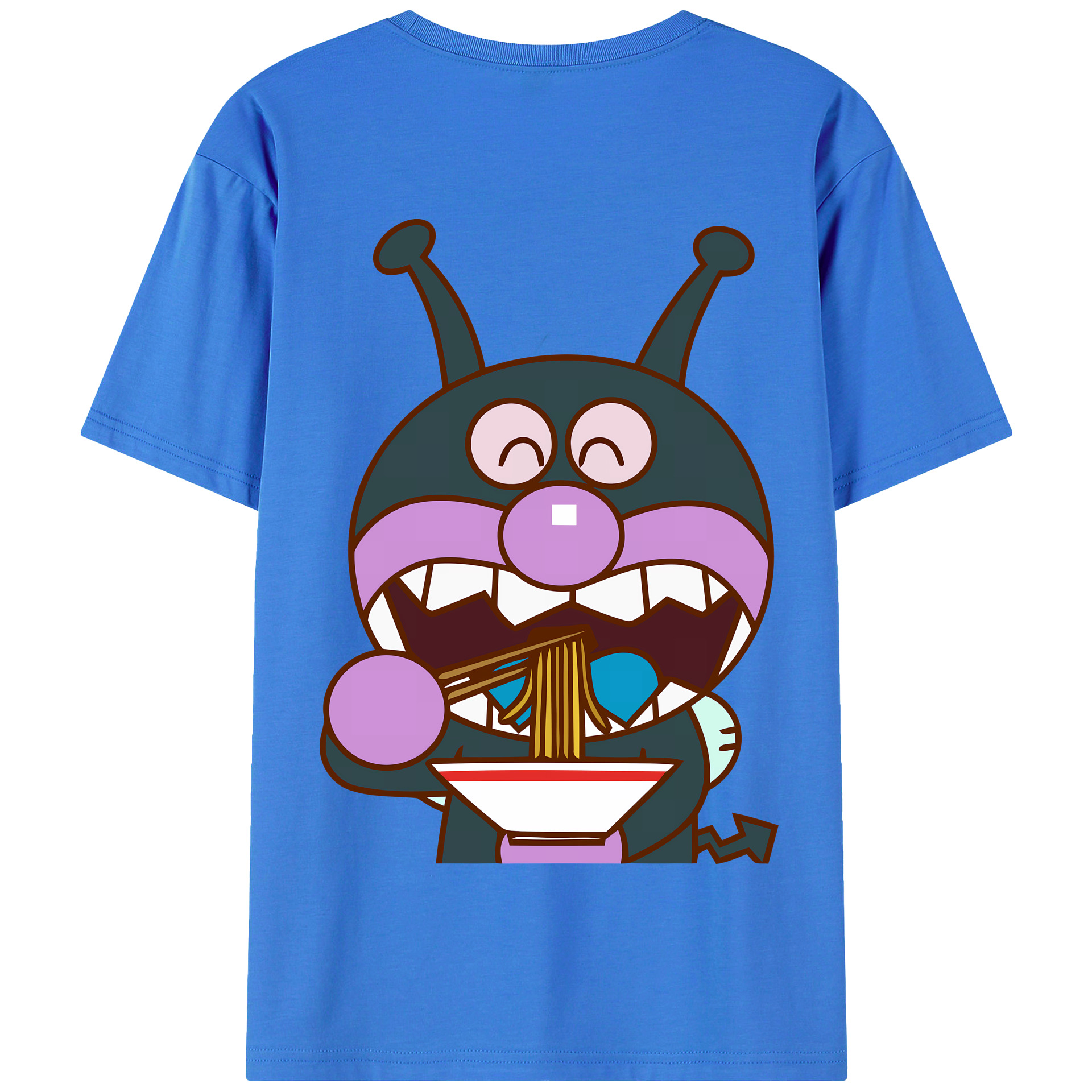 （画像用） アンパンマン Anpanman 綿100％半袖Tシャツ（背面プリント）