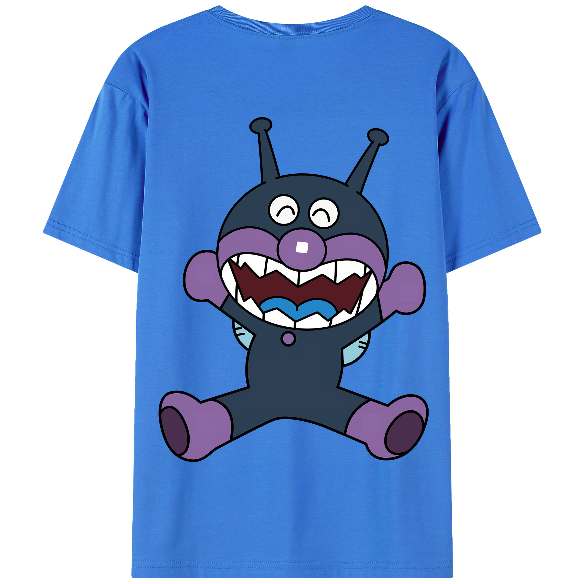 （画像用） アンパンマン Anpanman 綿100％半袖Tシャツ（背面プリント）
