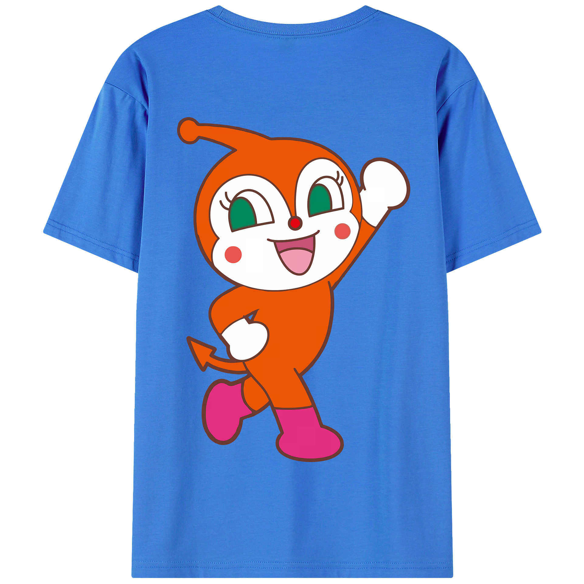 （画像用） アンパンマン Anpanman 綿100％半袖Tシャツ（背面プリント）