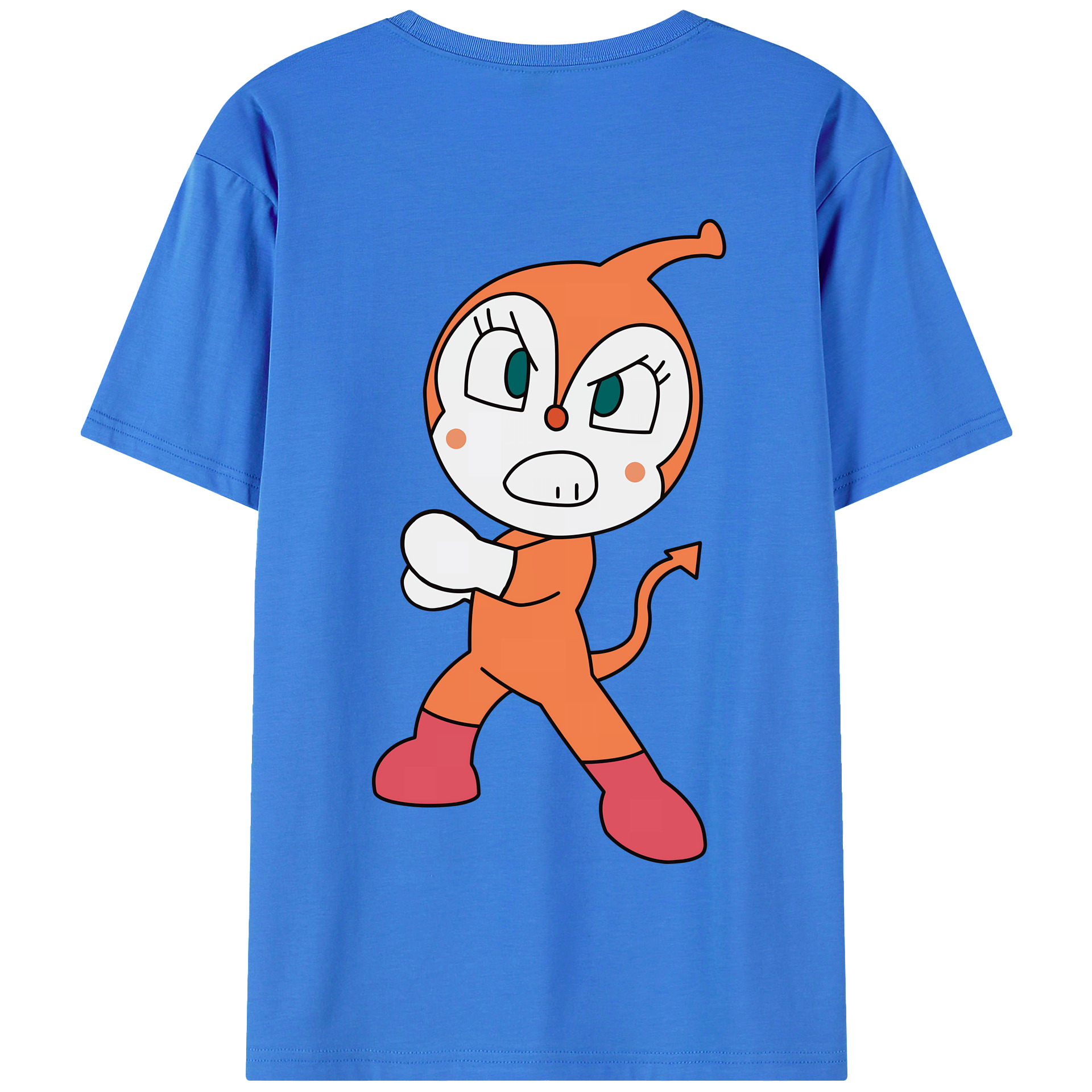 （画像用） アンパンマン Anpanman 綿100％半袖Tシャツ（背面プリント）
