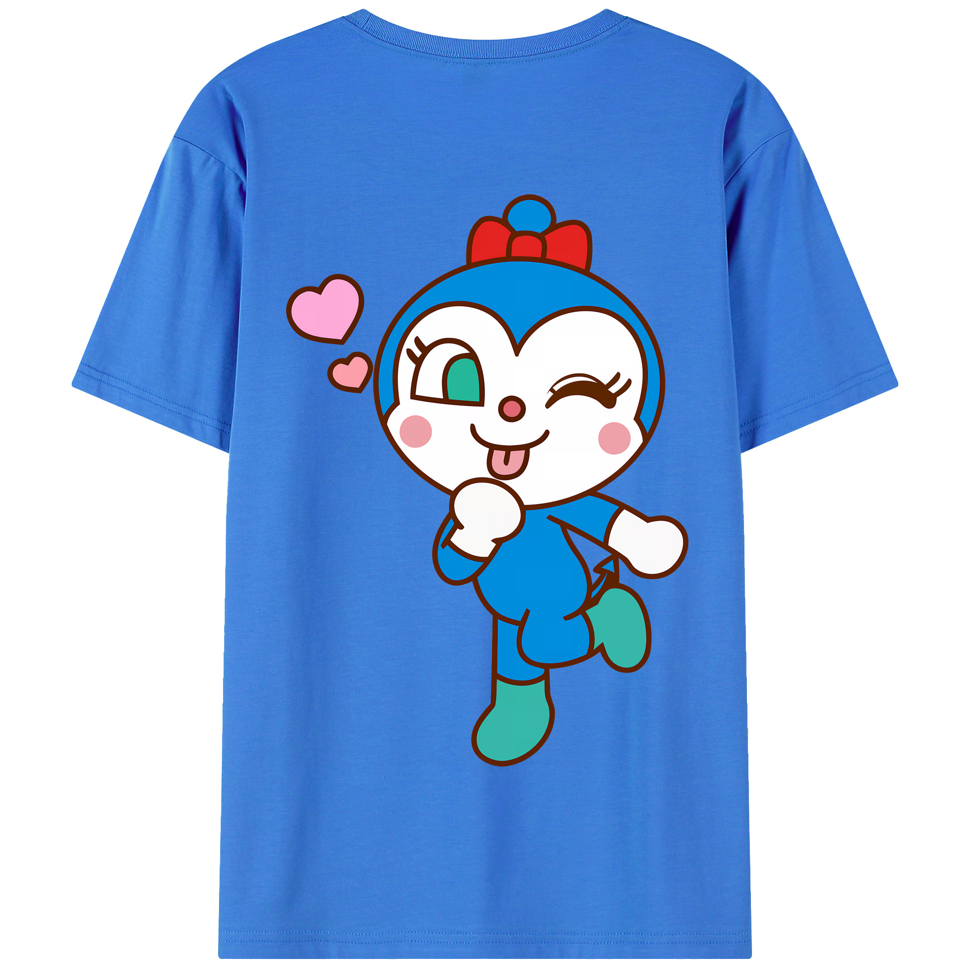（画像用） アンパンマン Anpanman 綿100％半袖Tシャツ（背面プリント）