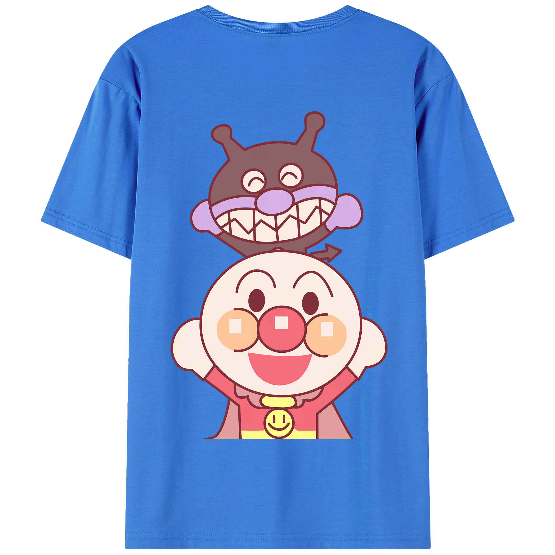 アンパンマン Anpanman 綿100％半袖Tシャツ（背面プリント）