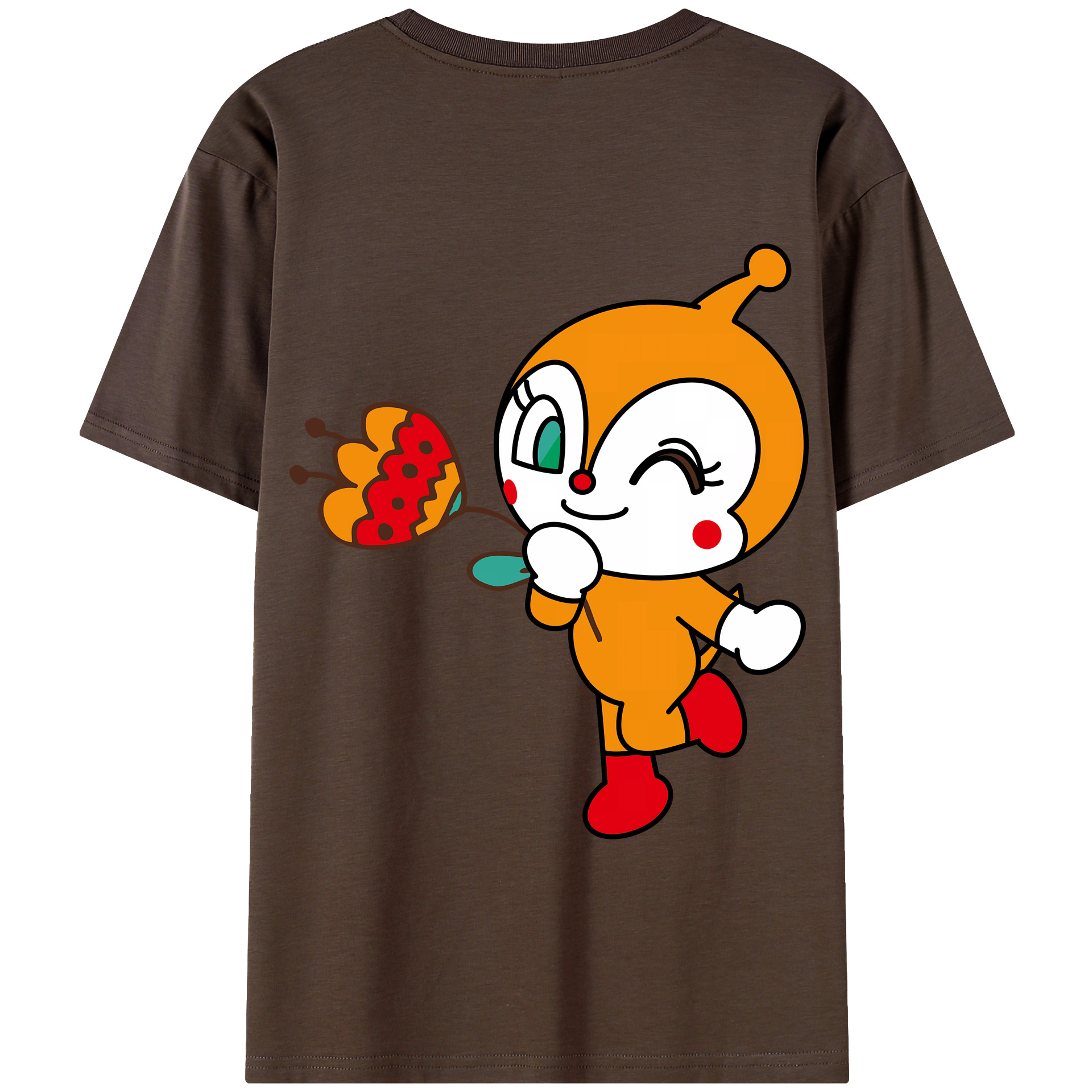アンパンマン Anpanman 綿100％半袖Tシャツ（背面プリント）