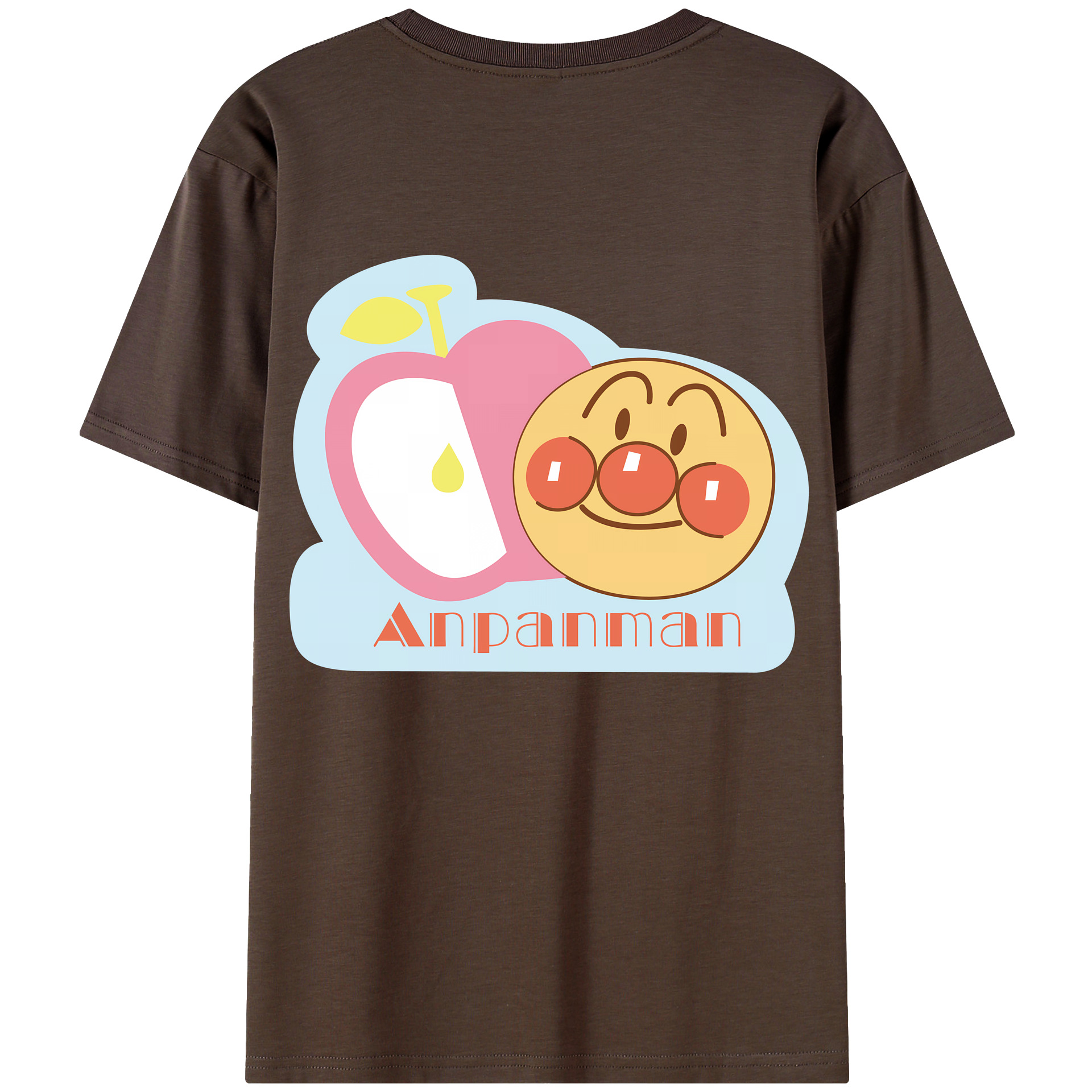 （画像用） アンパンマン Anpanman 綿100％半袖Tシャツ（背面プリント）